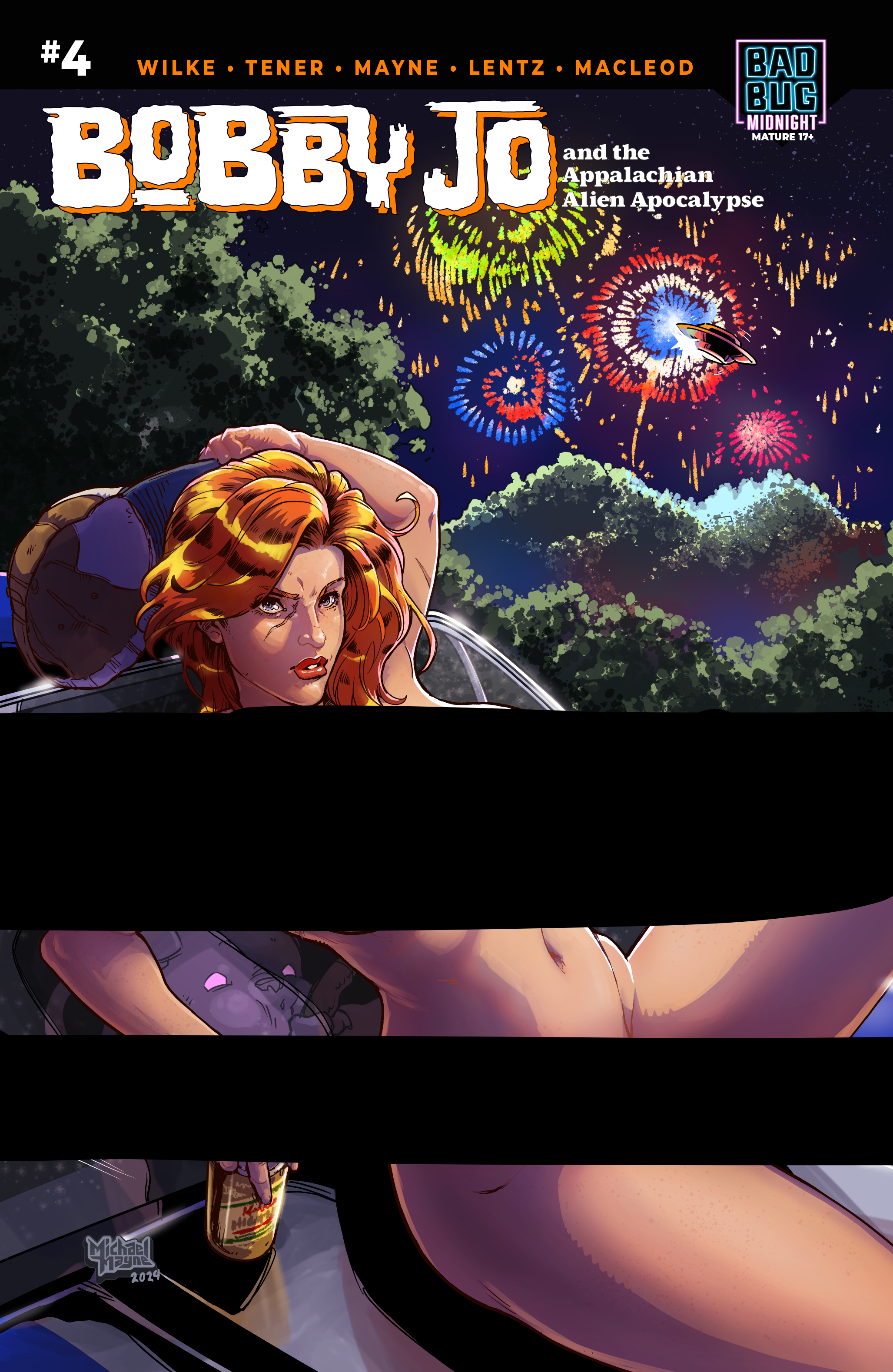Bobby Jo #4 (Cover A- Michael Mayne Naughty Variant) image 0