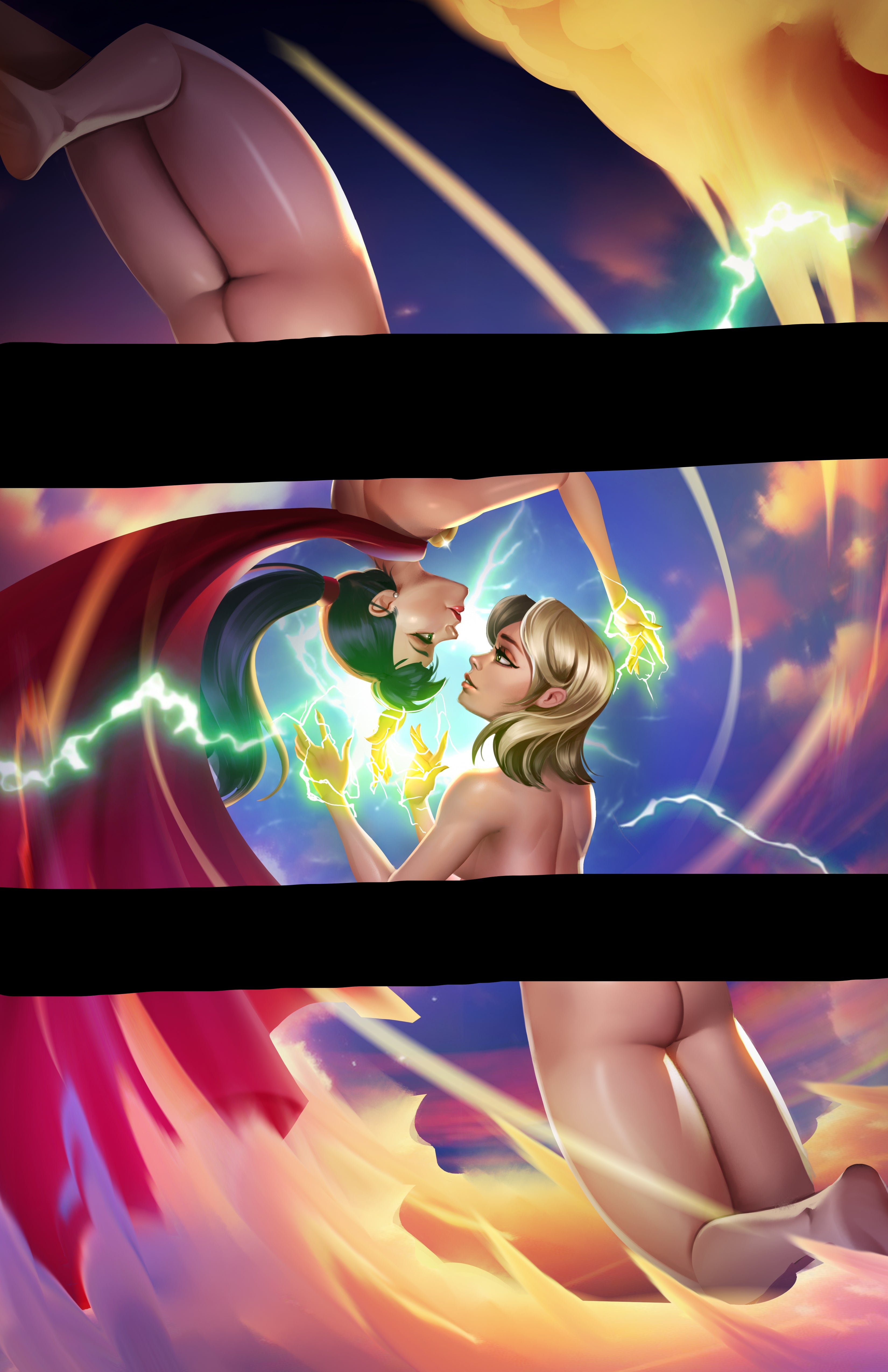 Bombshell and Atomica #2 11x17 Collection