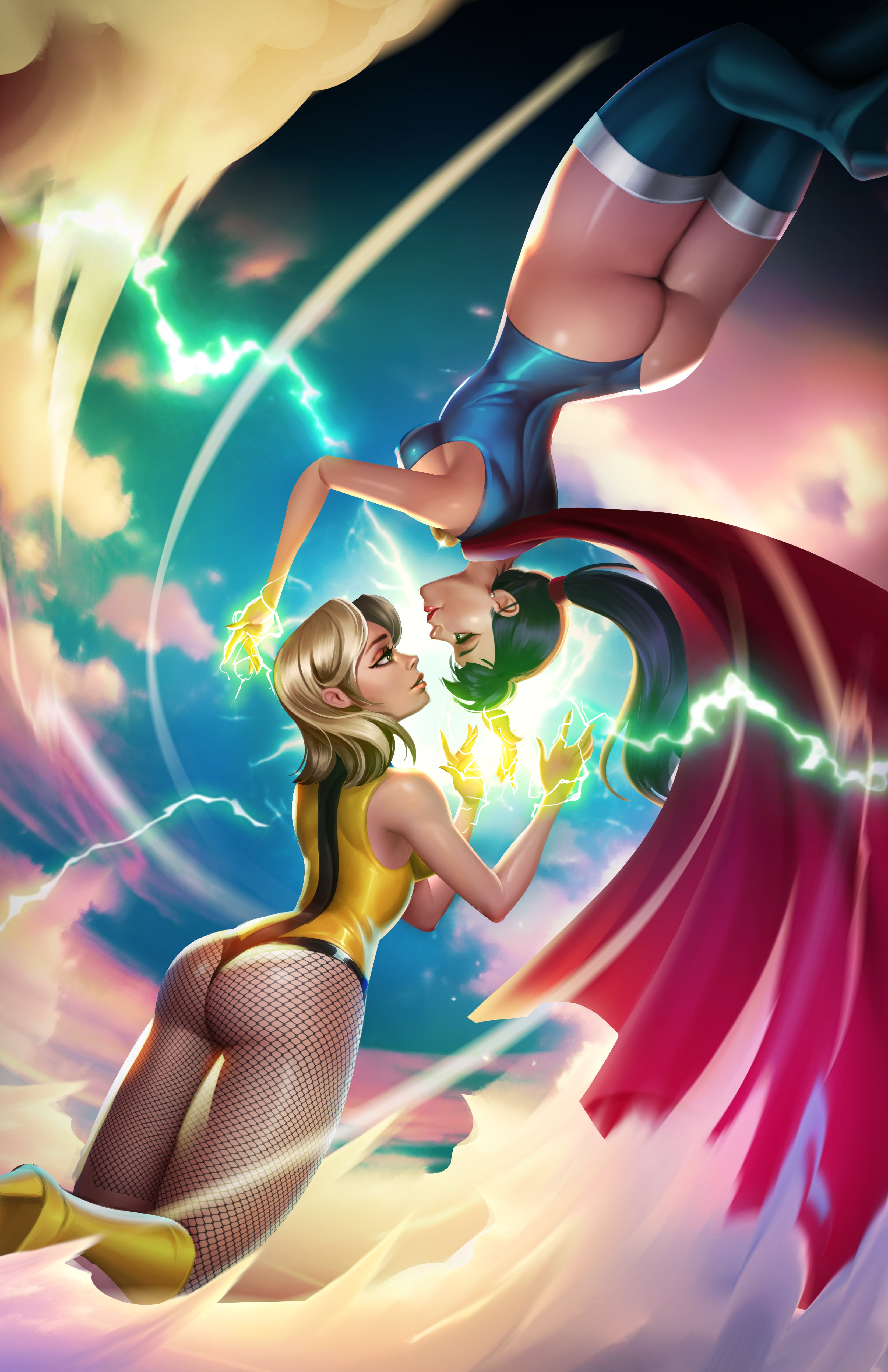 Bombshell and Atomica #2 11x17 Collection
