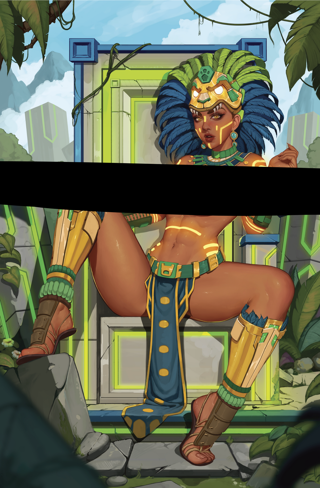 AstroWitch #3 (Cover C - Dravacus Topless Variant) image 0