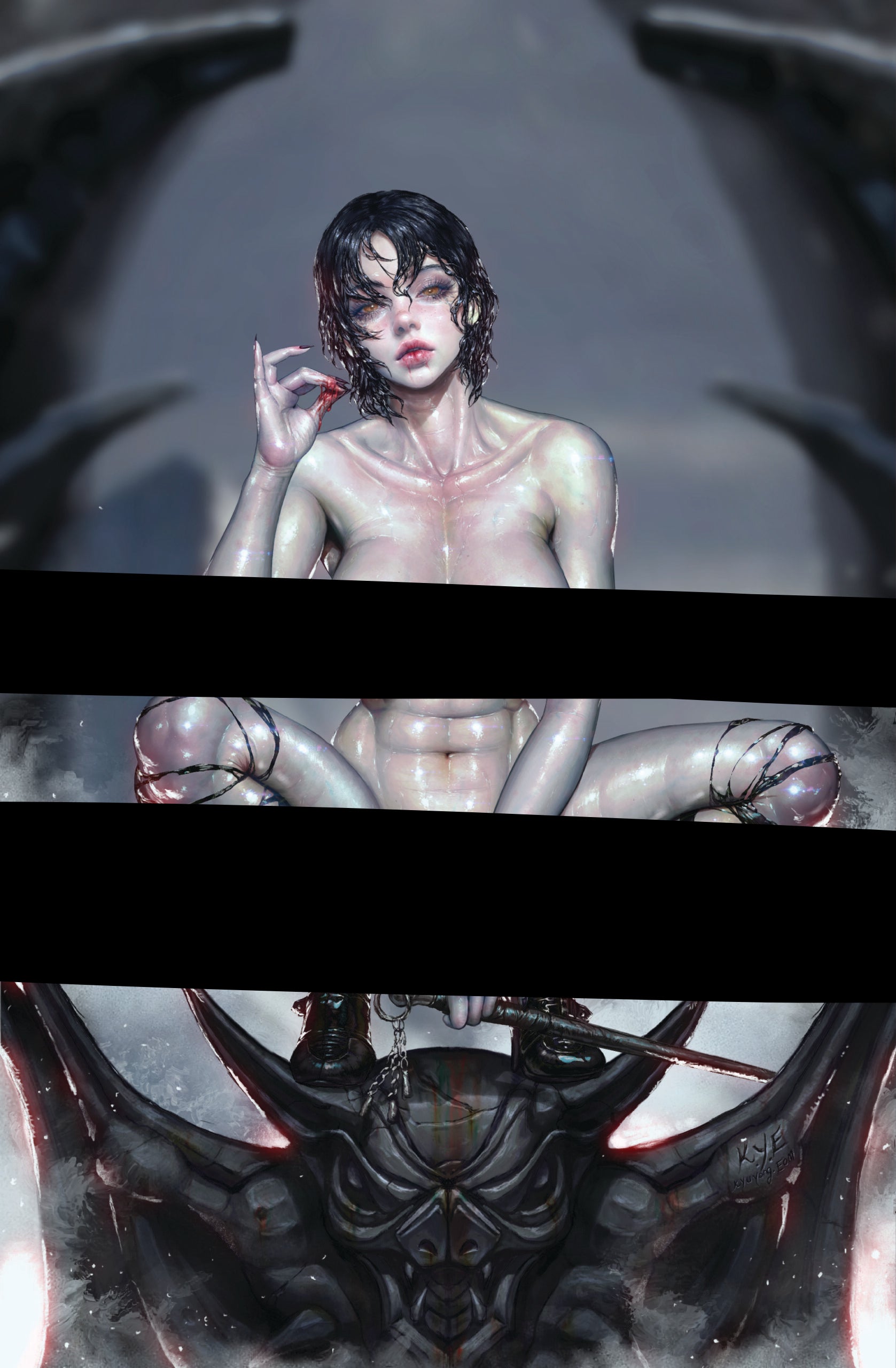 Fangers #1 ( Cover B- Kyu Yong Eom Naughty Variant) image 0