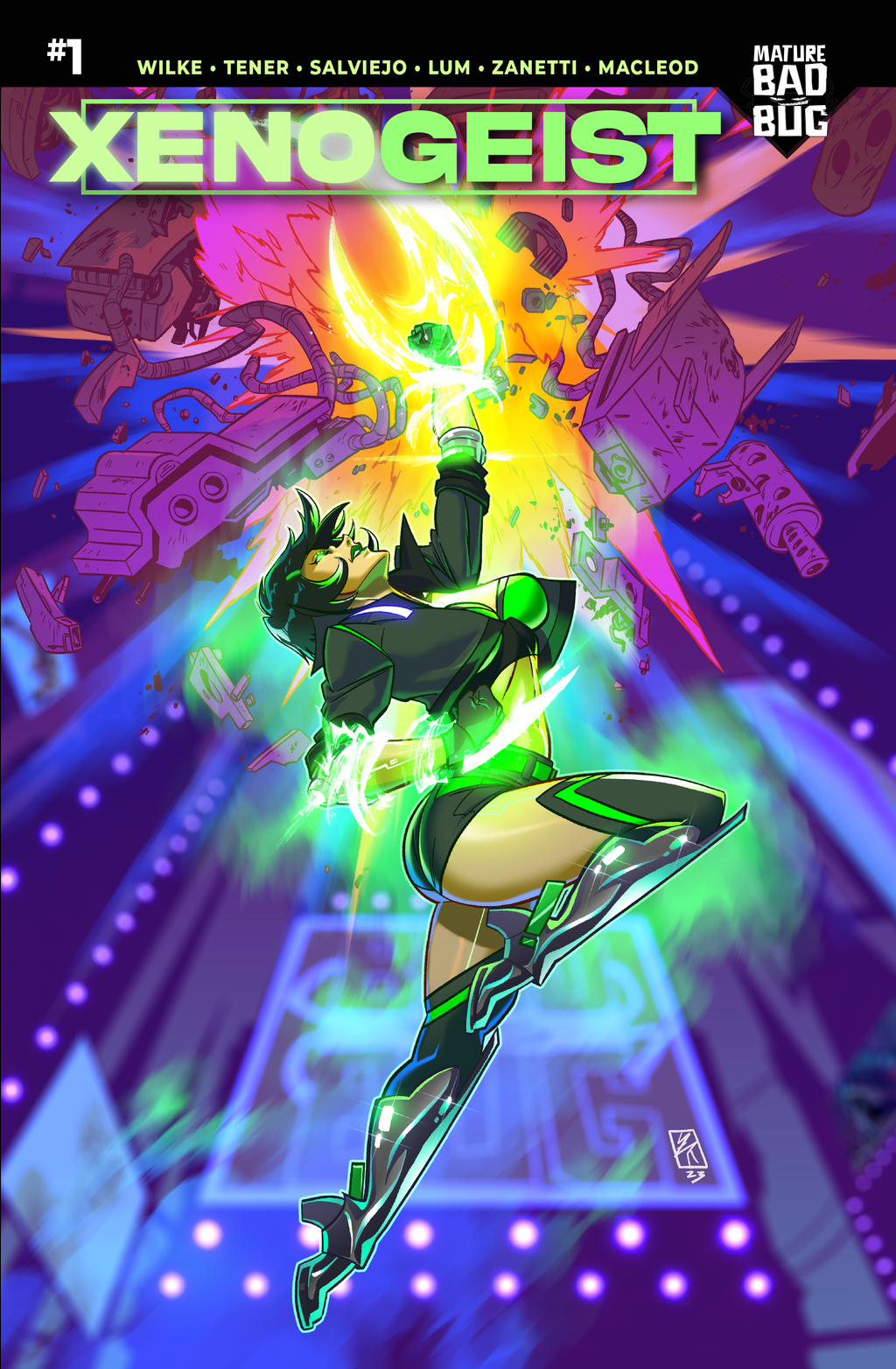 XenoGeist #1 (Cover H-Zach Raw Variant) image 0