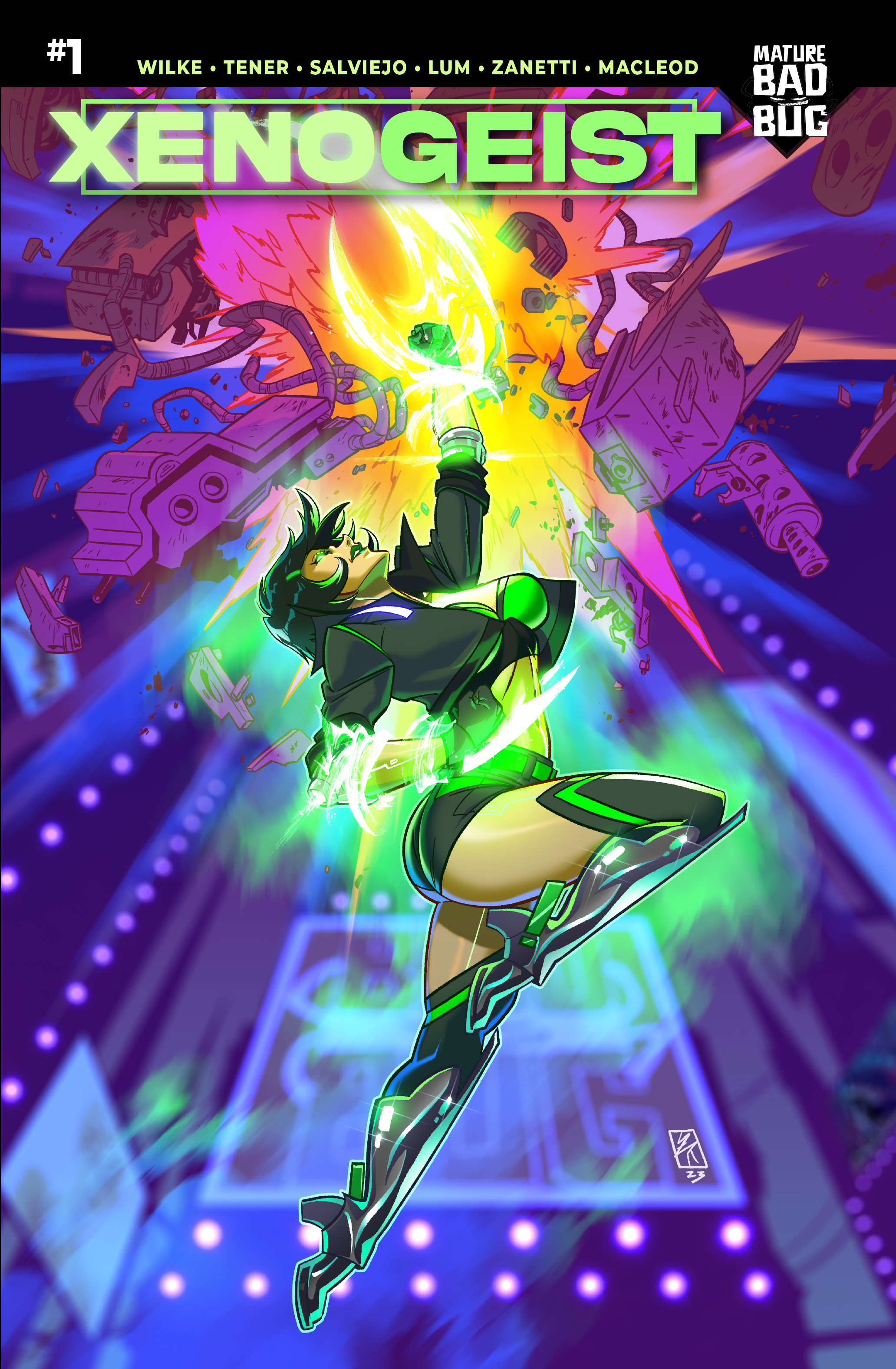 XenoGeist #1 (Cover H-Zach Raw Variant) image 0