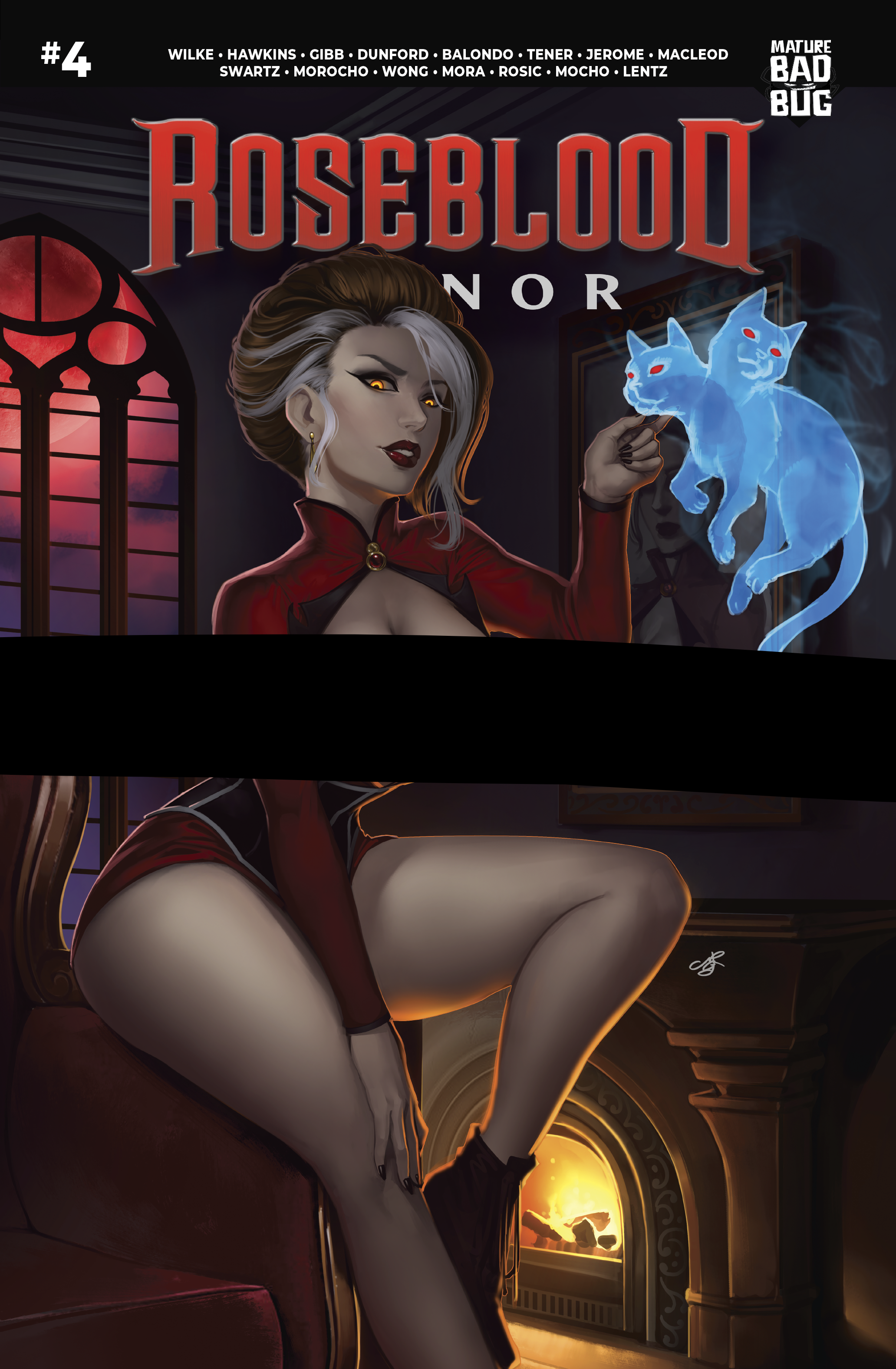 Roseblood Manor #4 (Cover G-M.R. Gunn Naughty Variant) image 0