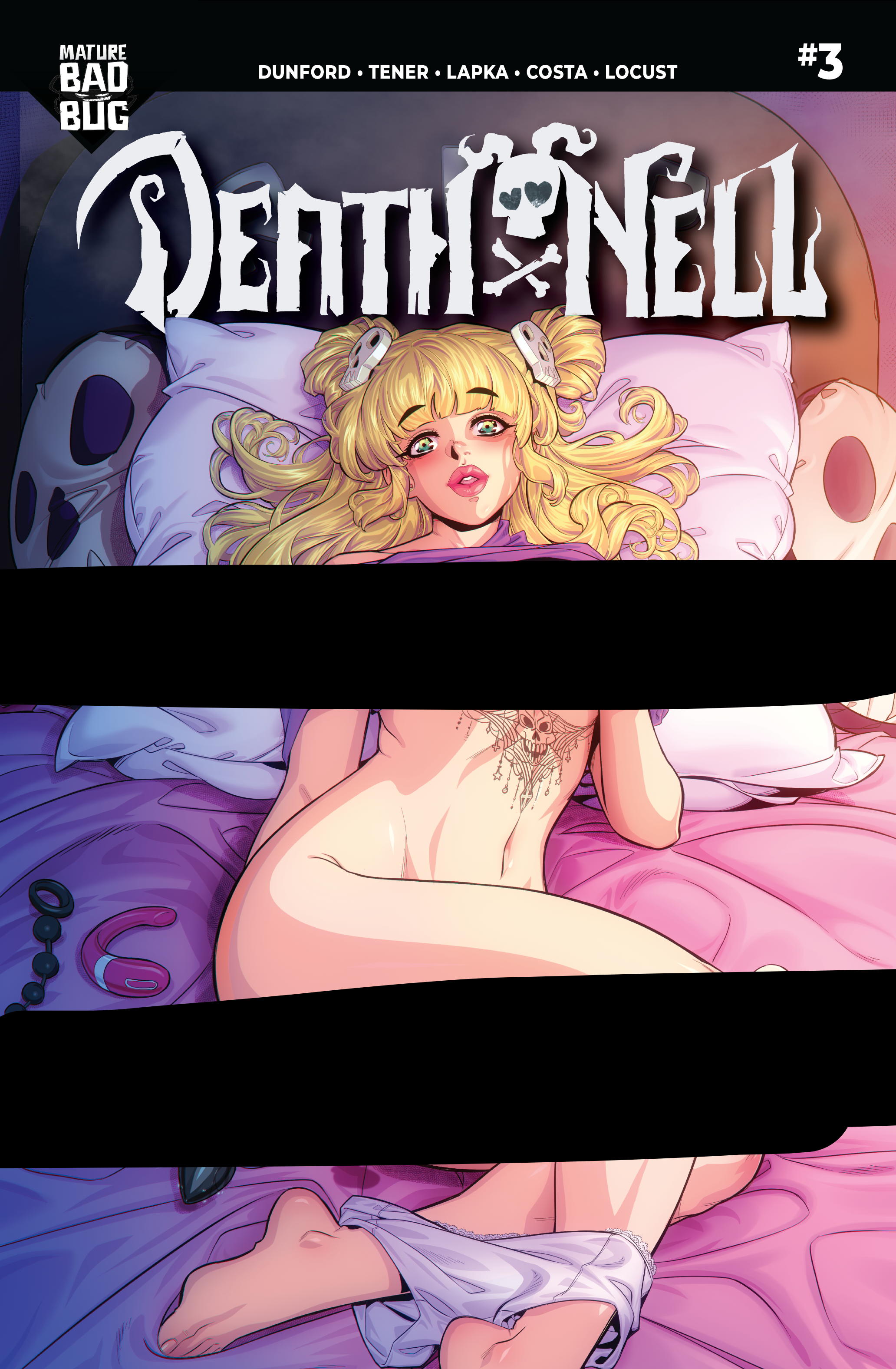 Death Nell #3 (Cover D-Xong Bros Naughty Variant) image 0