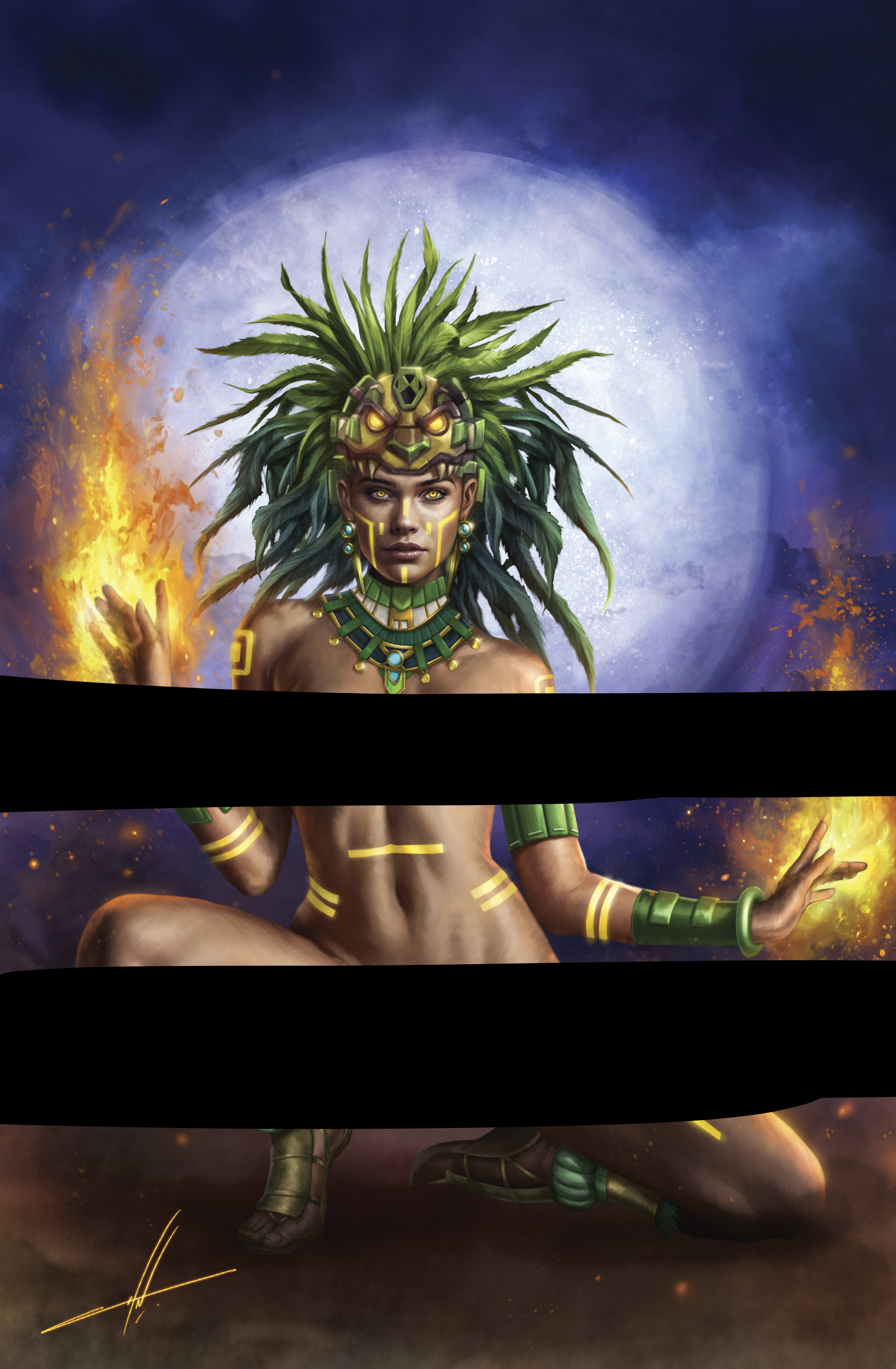 AstroWitch #3 (Cover D - Carla Cohen Nude Variant) image 0