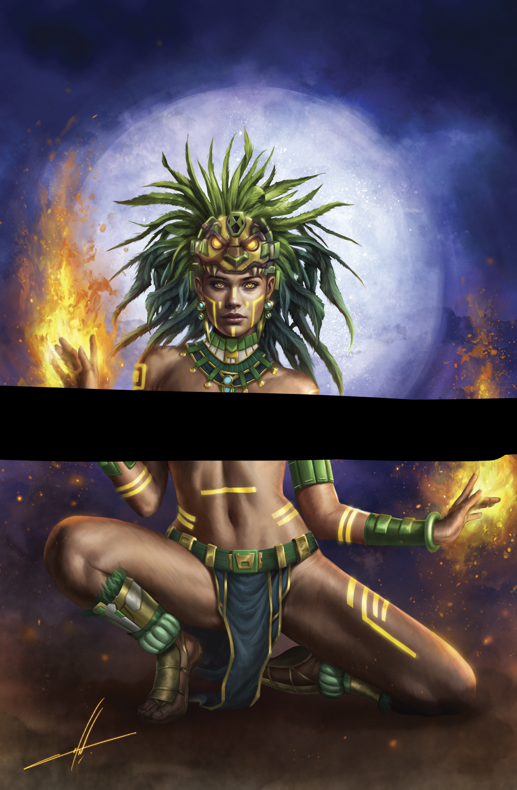 AstroWitch #3 (Cover D - Carla Cohen Topless Variant) image 0