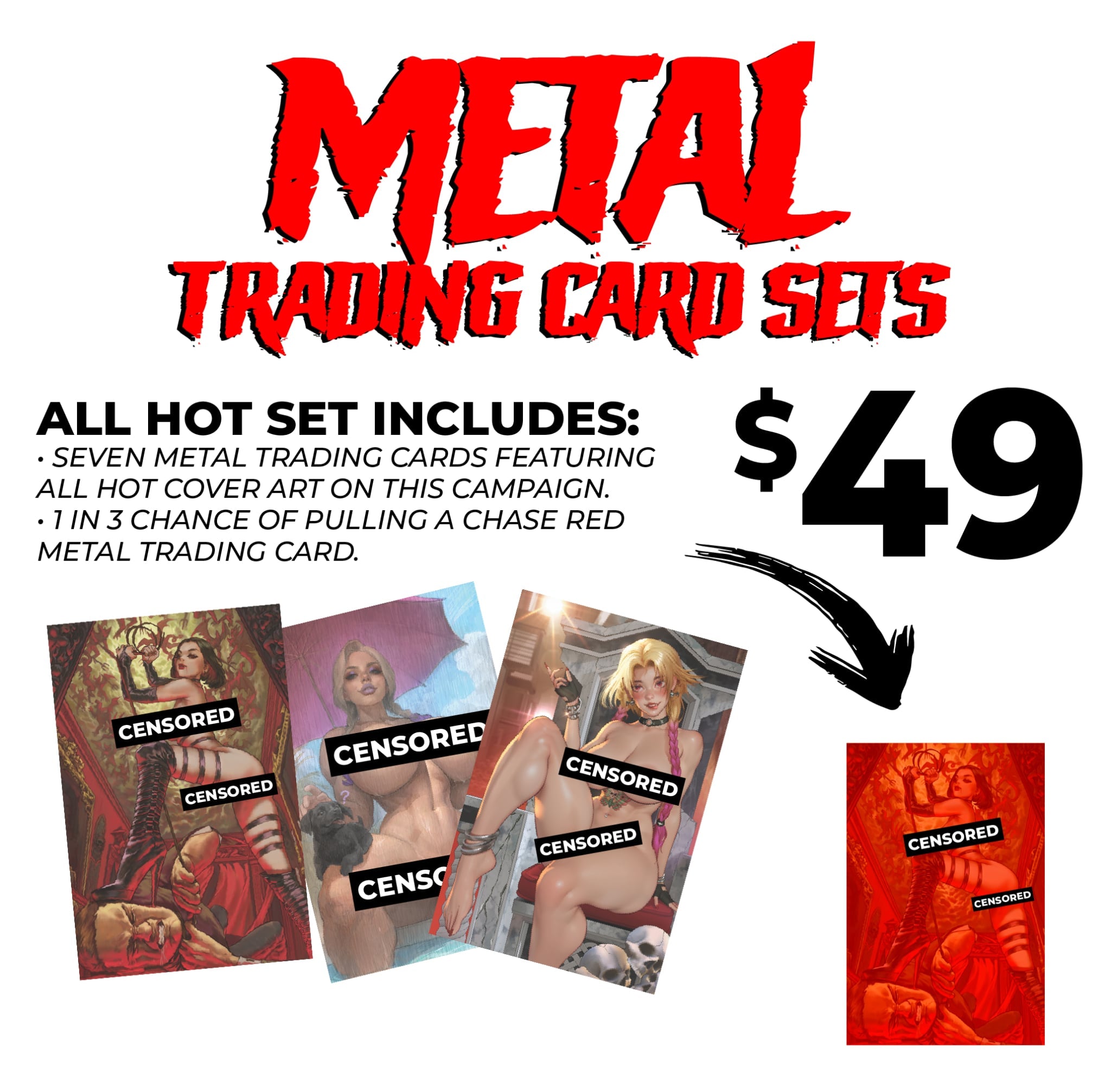 Fangers #3 (Hot Metal Trading Card Set)