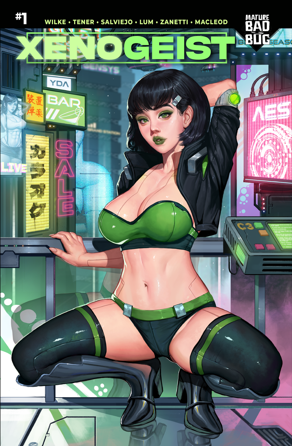 XenoGeist #1 (Cover B-Dravacus Variant) image 0