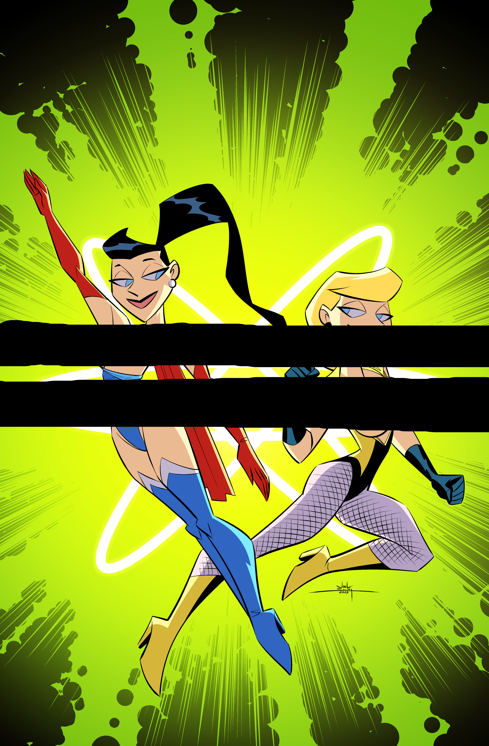 Bombshell and Atomica #3 ( Cover A- Joel Souza)