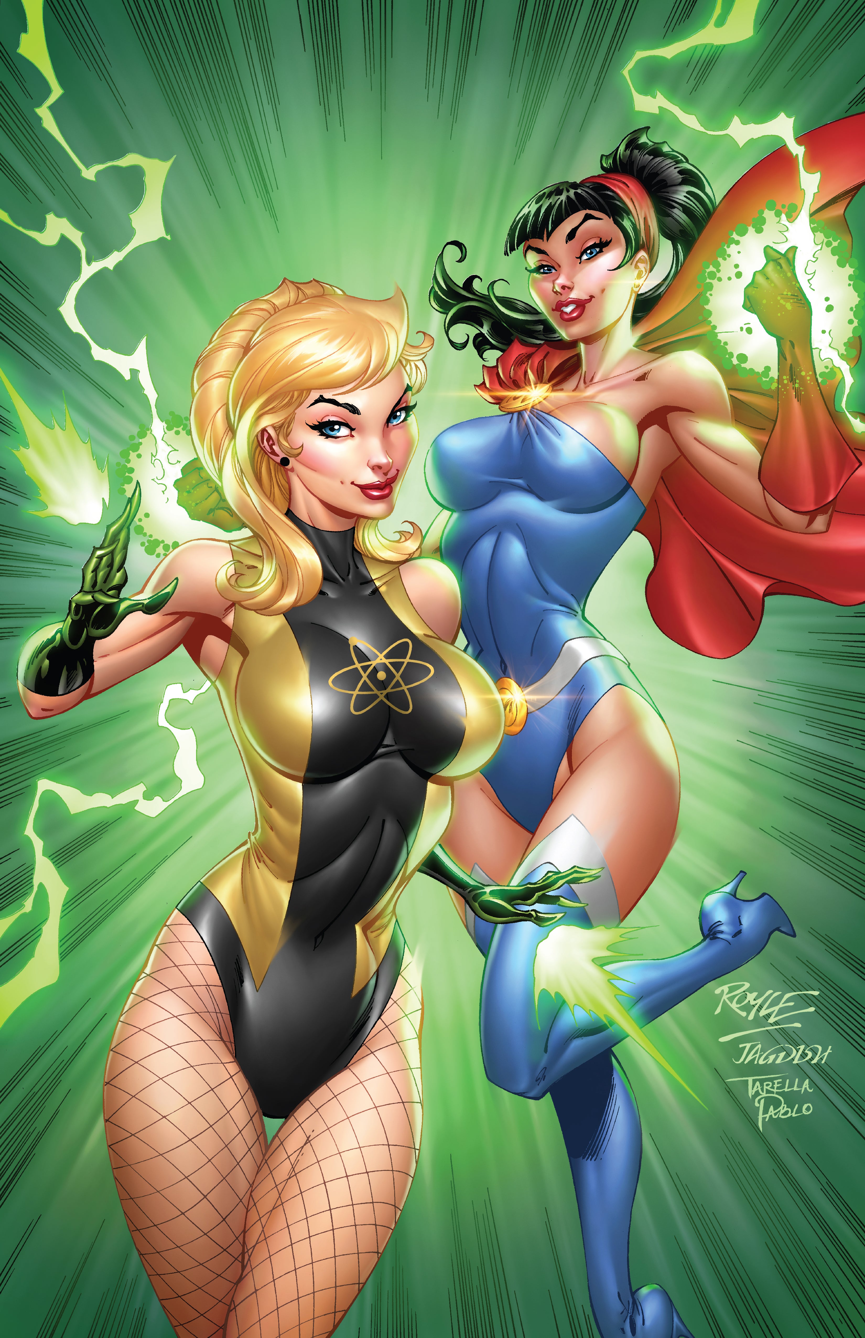 Bombshell and Atomica #2 11x17 Collection