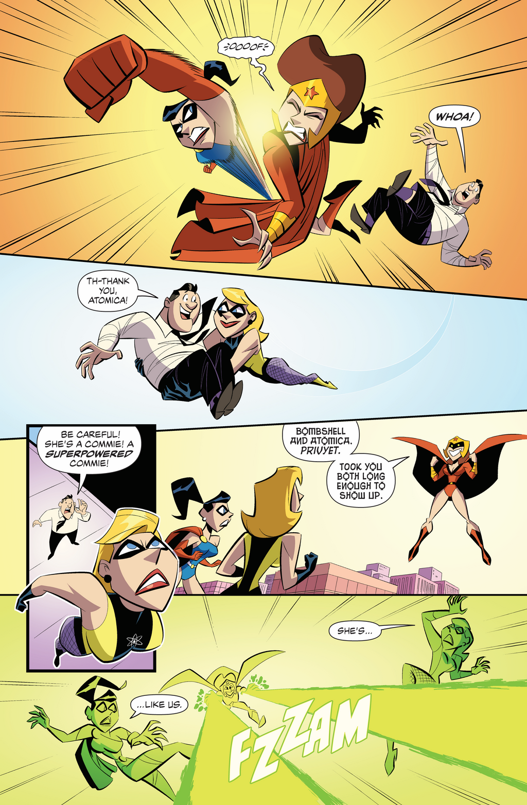 Bombshell and Atomica #3 ( Cover E - Yum)