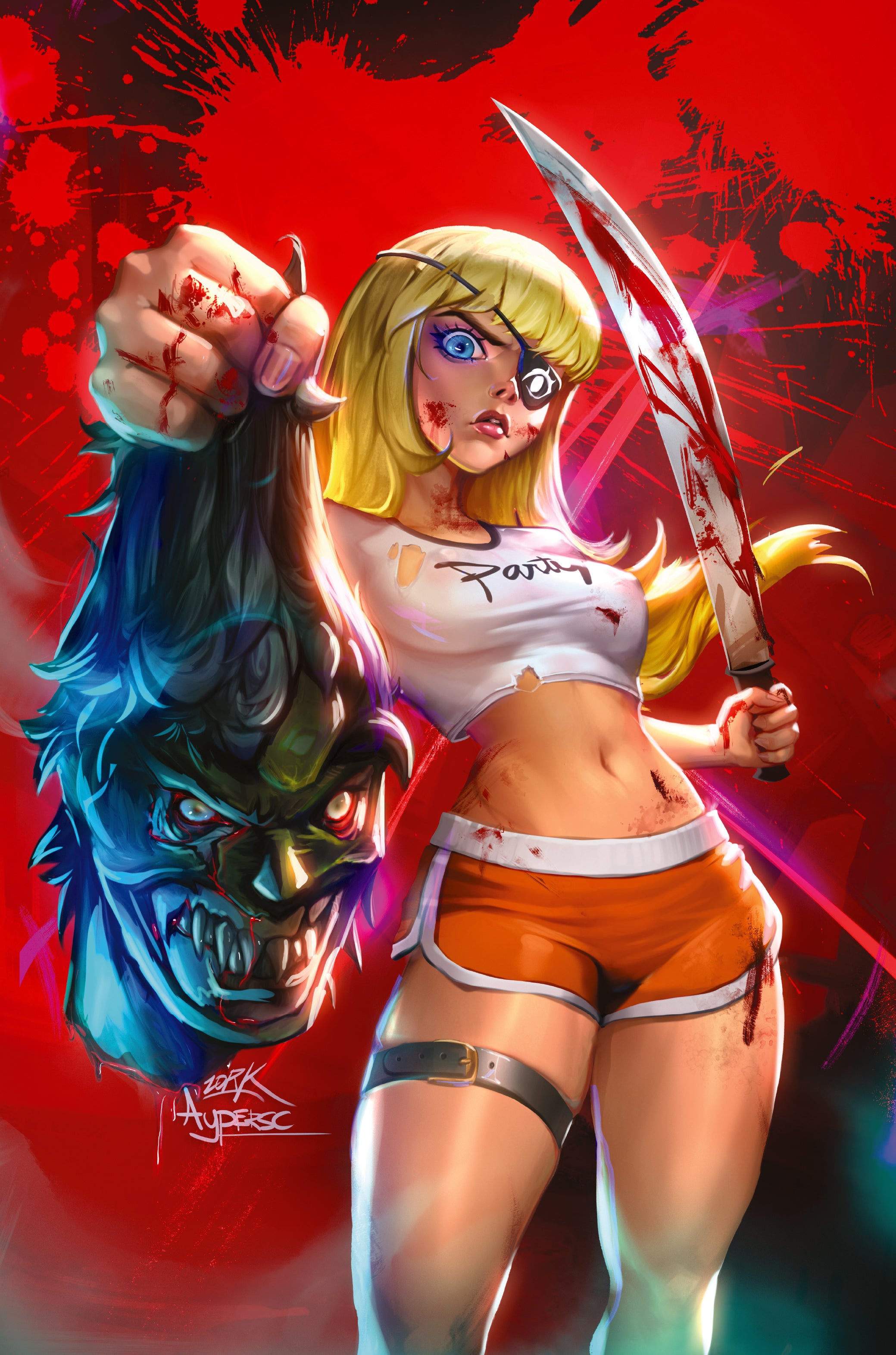 Final Girl Next Door #2 (Cover C METAL - Zork Marinero)