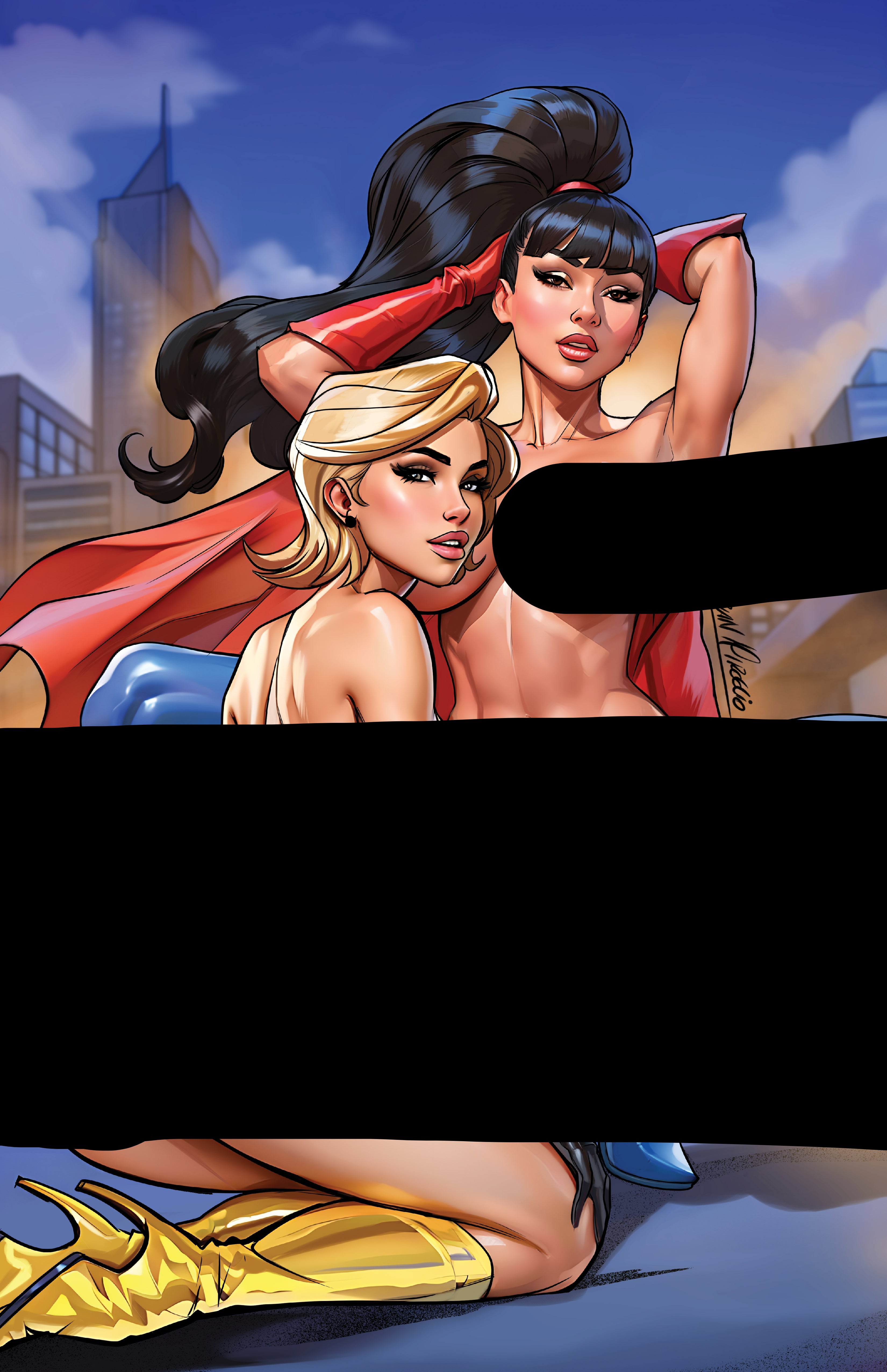 Bombshell and Atomica #2 (Cover C METAL - Brian Miroglio)