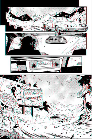 Midnight Highway #4 (DIGITAL - 3D)