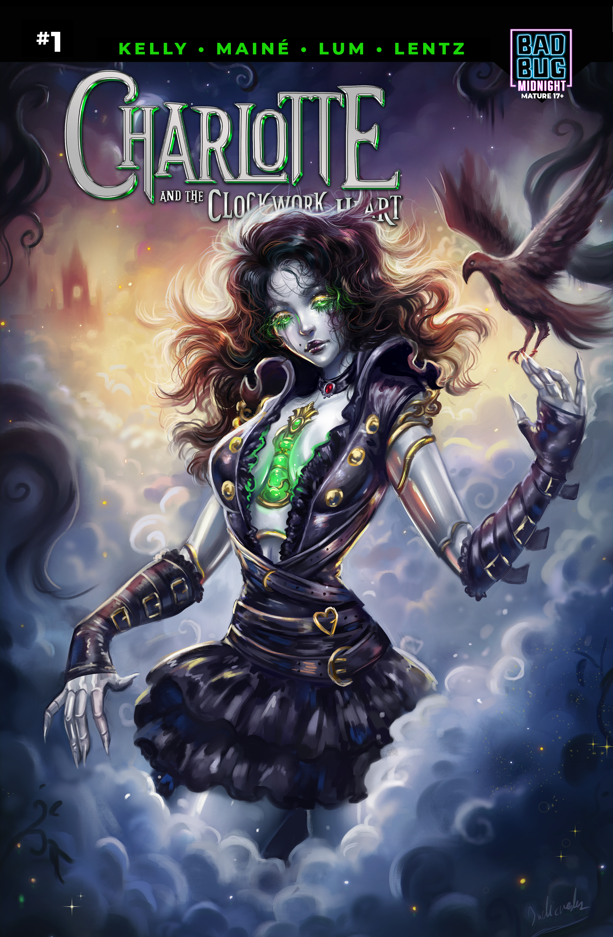 Charlotte and the Clockwork Heart (Cover C - Indi Creates)