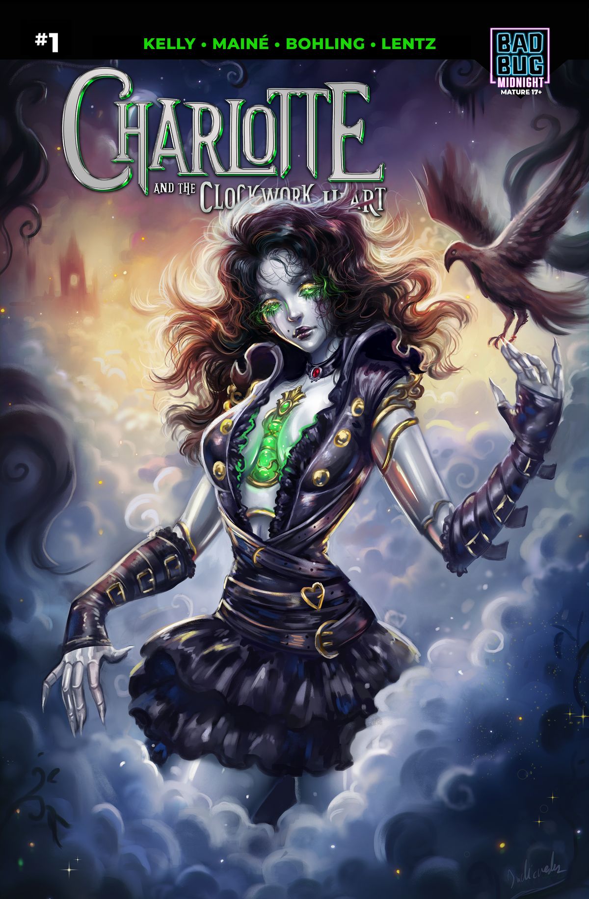 Charlotte and the Clockwork Heart (Cover C - Indi Creates)