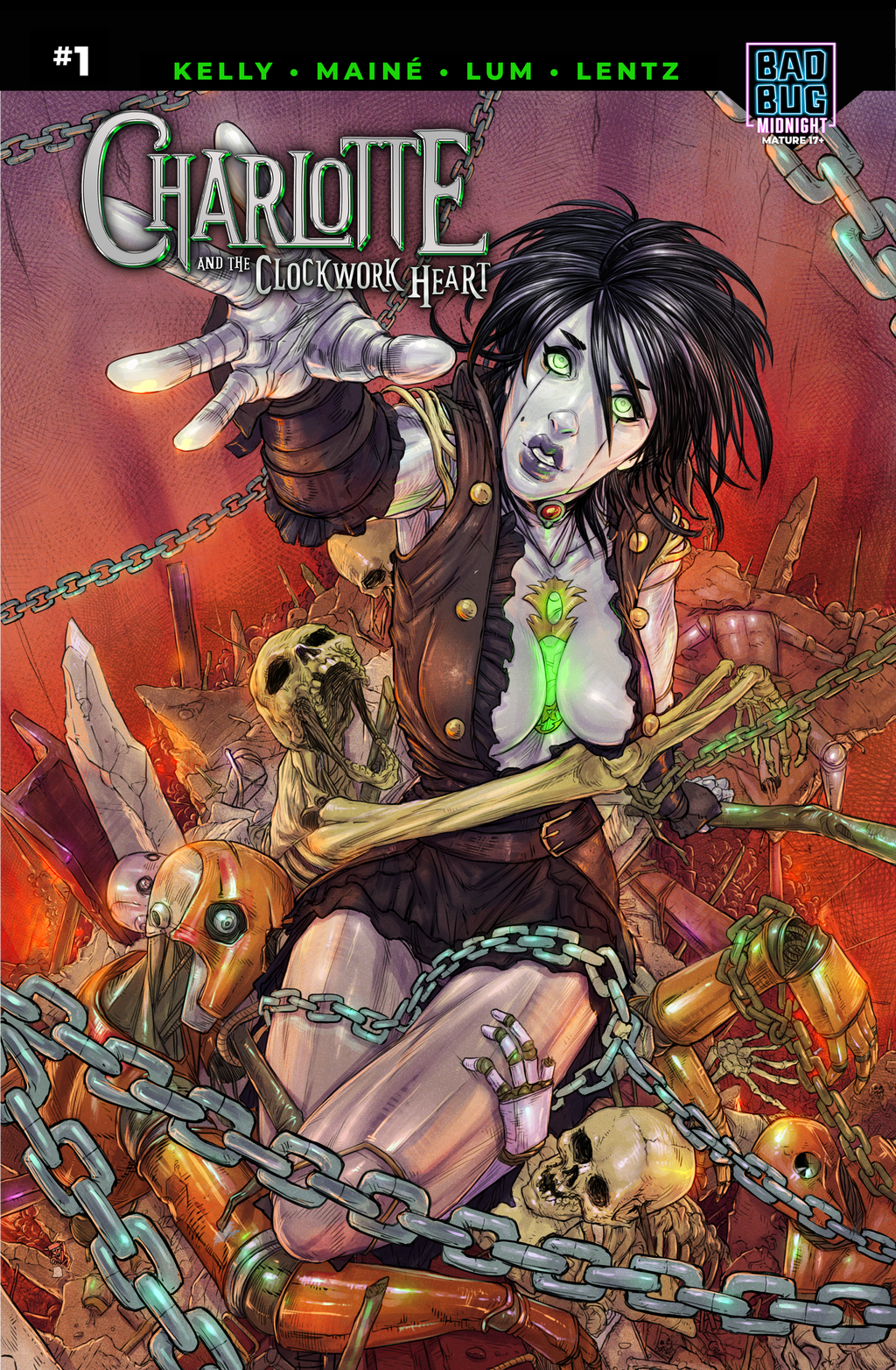 Charlotte and the Clockwork Heart (Cover F - Alessandro Amoruso)