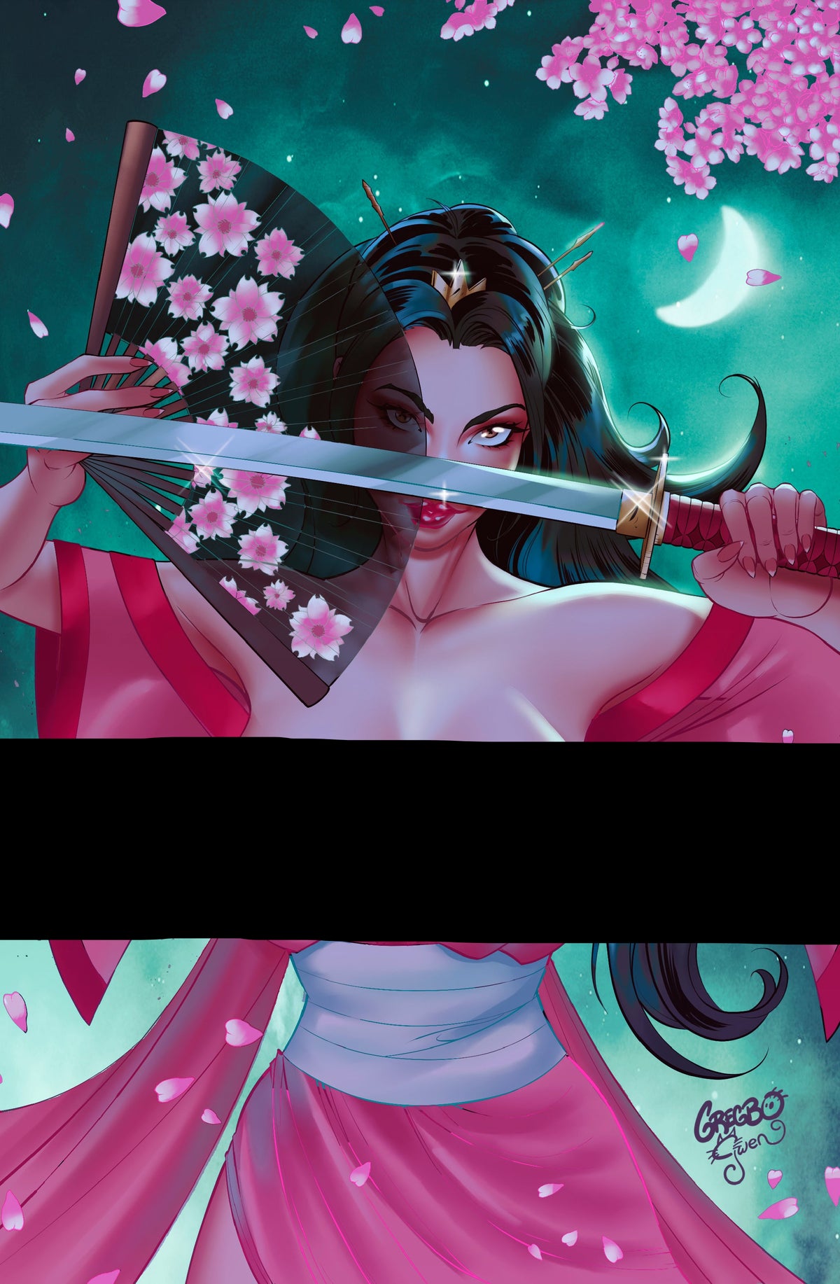 Lady of the Black Fan #2 ( Cover D - Gregbo)