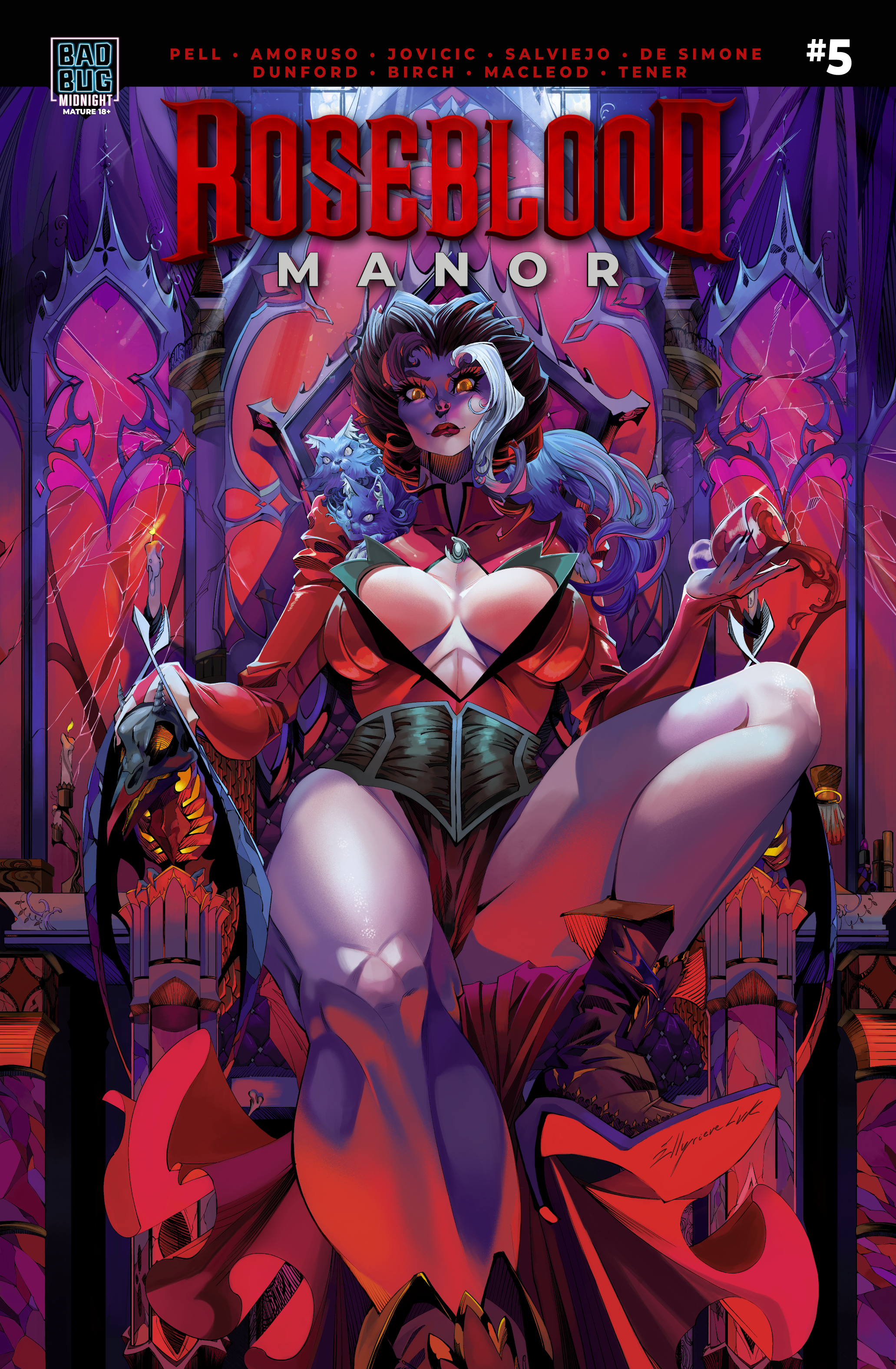 Roseblood Manor #5 (Cover D Mild - Leah Kemp)