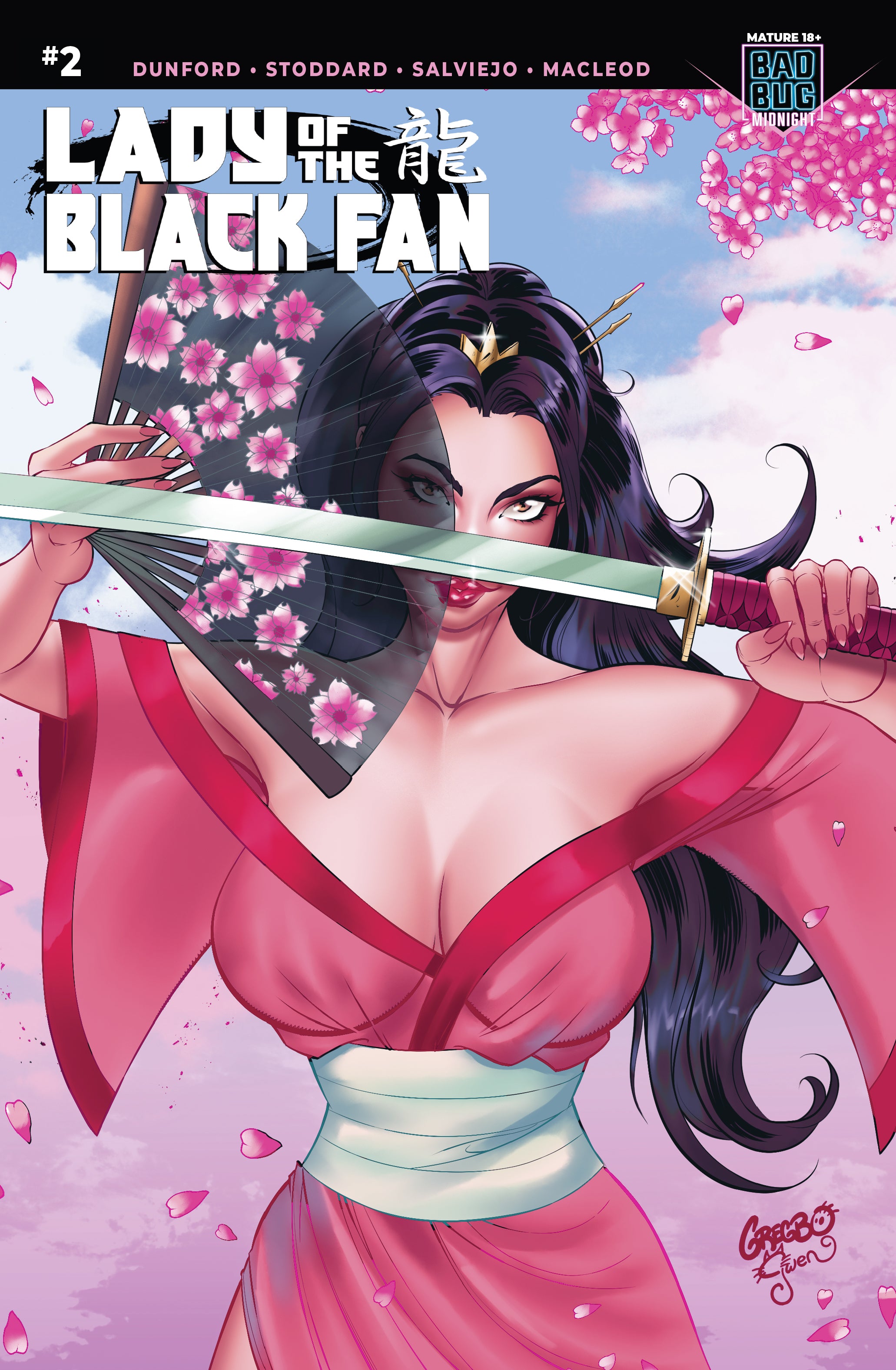 Lady of the Black Fan #2 ( Cover D - Gregbo)