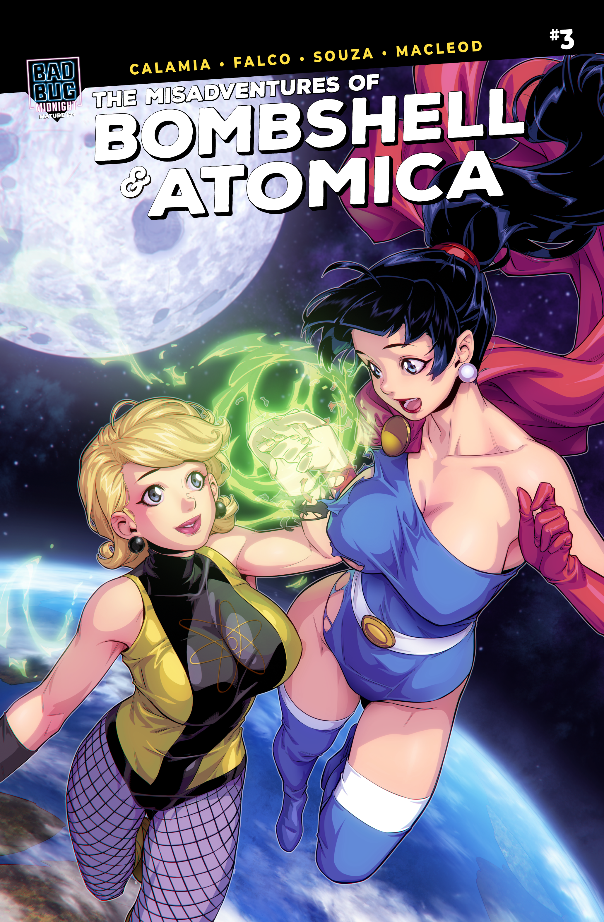 Bombshell and Atomica #3 ( Cover D - Xong Bros)