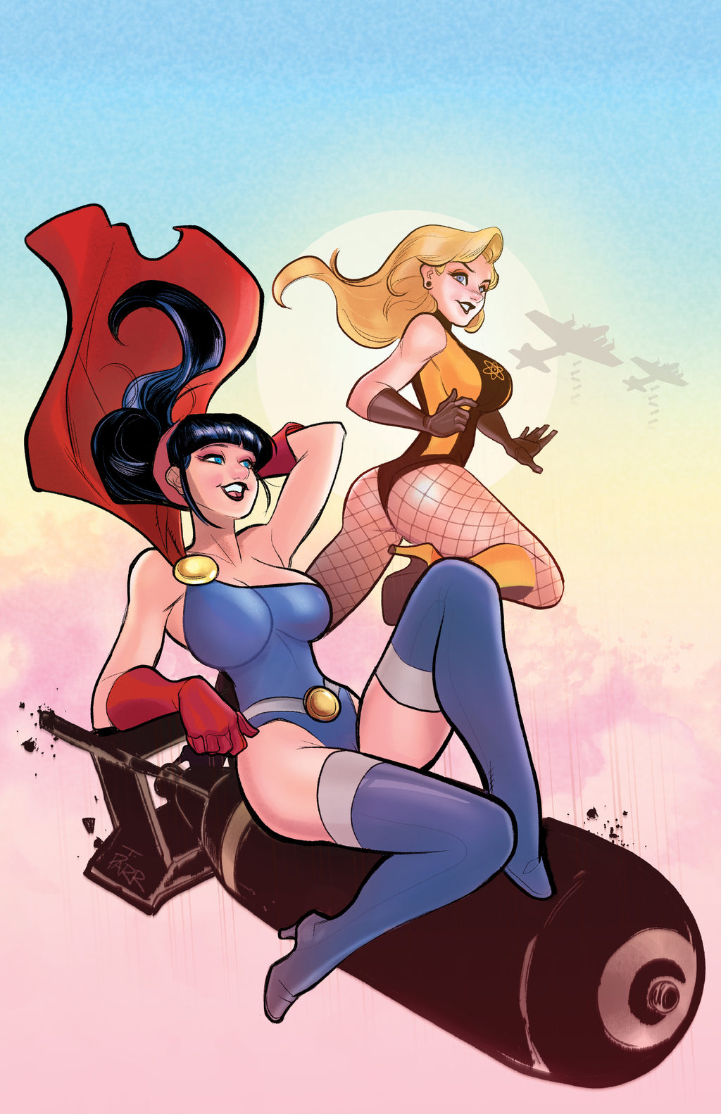 Bombshell and Atomica #2 (Cover D METAL - Terry Parr)