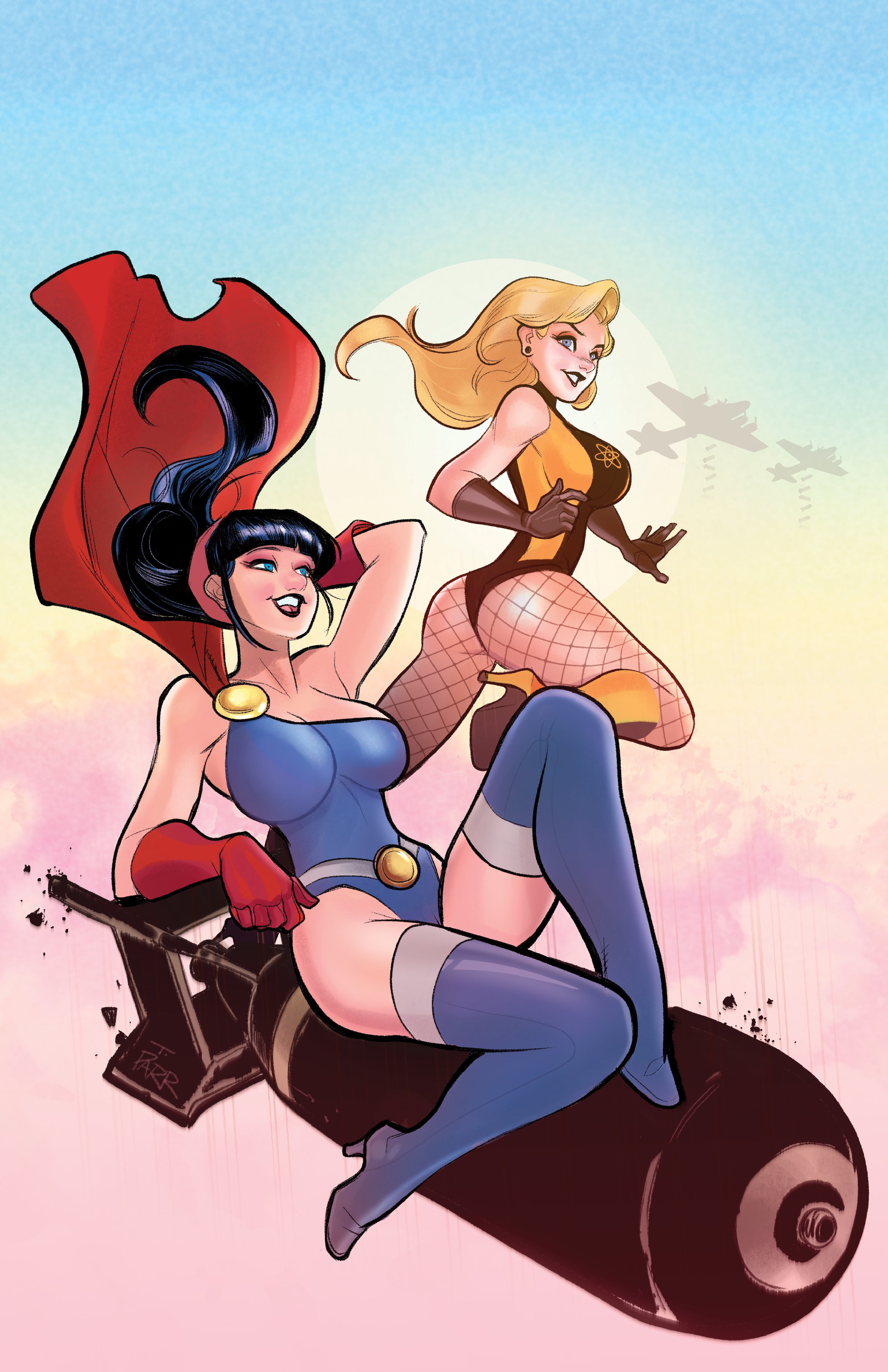 Bombshell and Atomica #2 (Cover D METAL - Terry Parr)