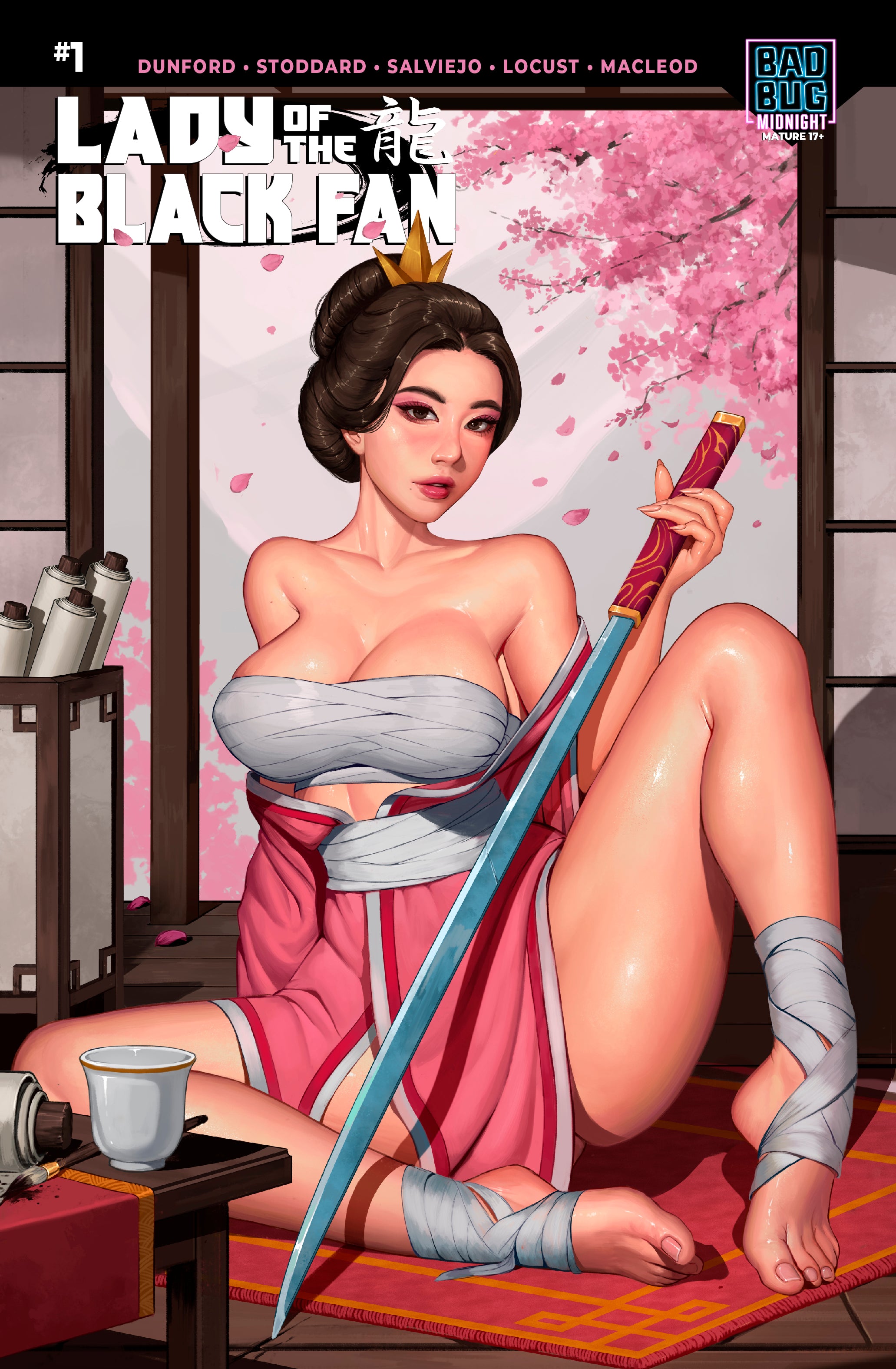 Lady of the Black Fan #1 (Cover C Mild - Dravacus)