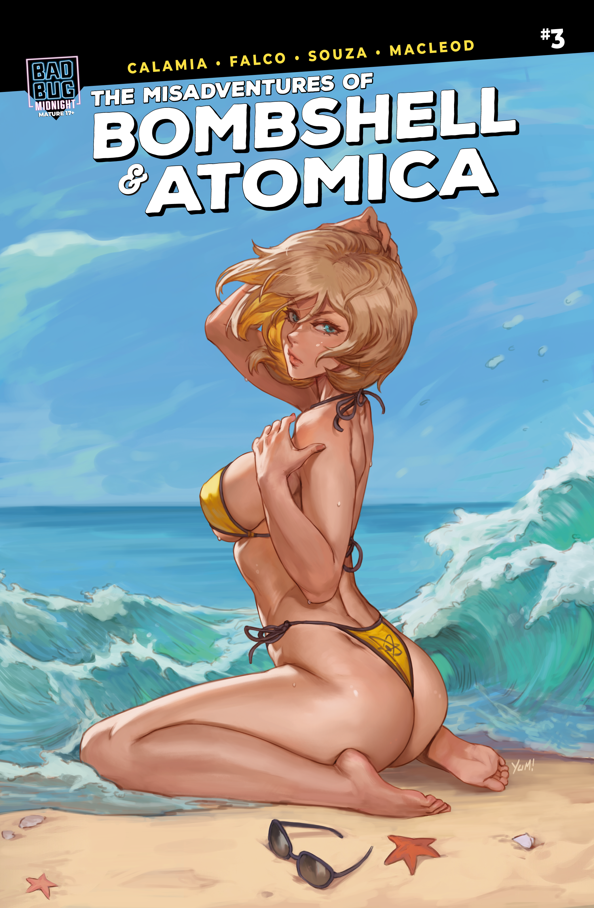 Bombshell and Atomica #3 ( Cover E - Yum)