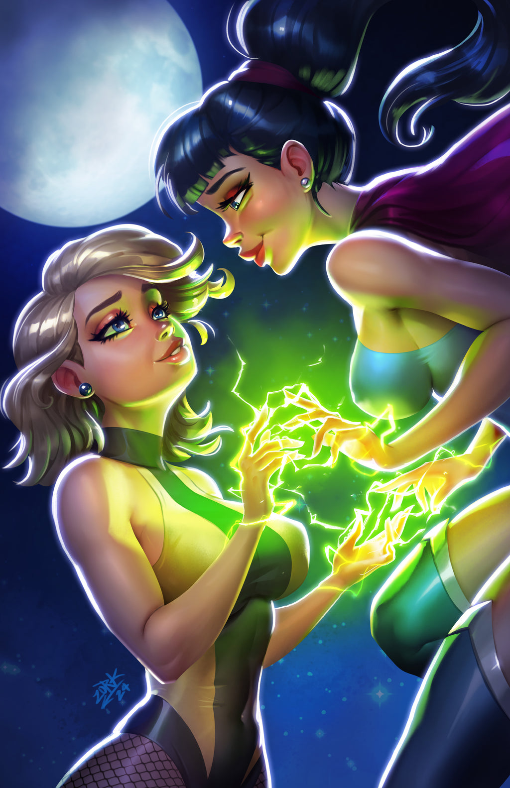 Bombshell and Atomica #2 (Cover E METAL - Zork Marinero)