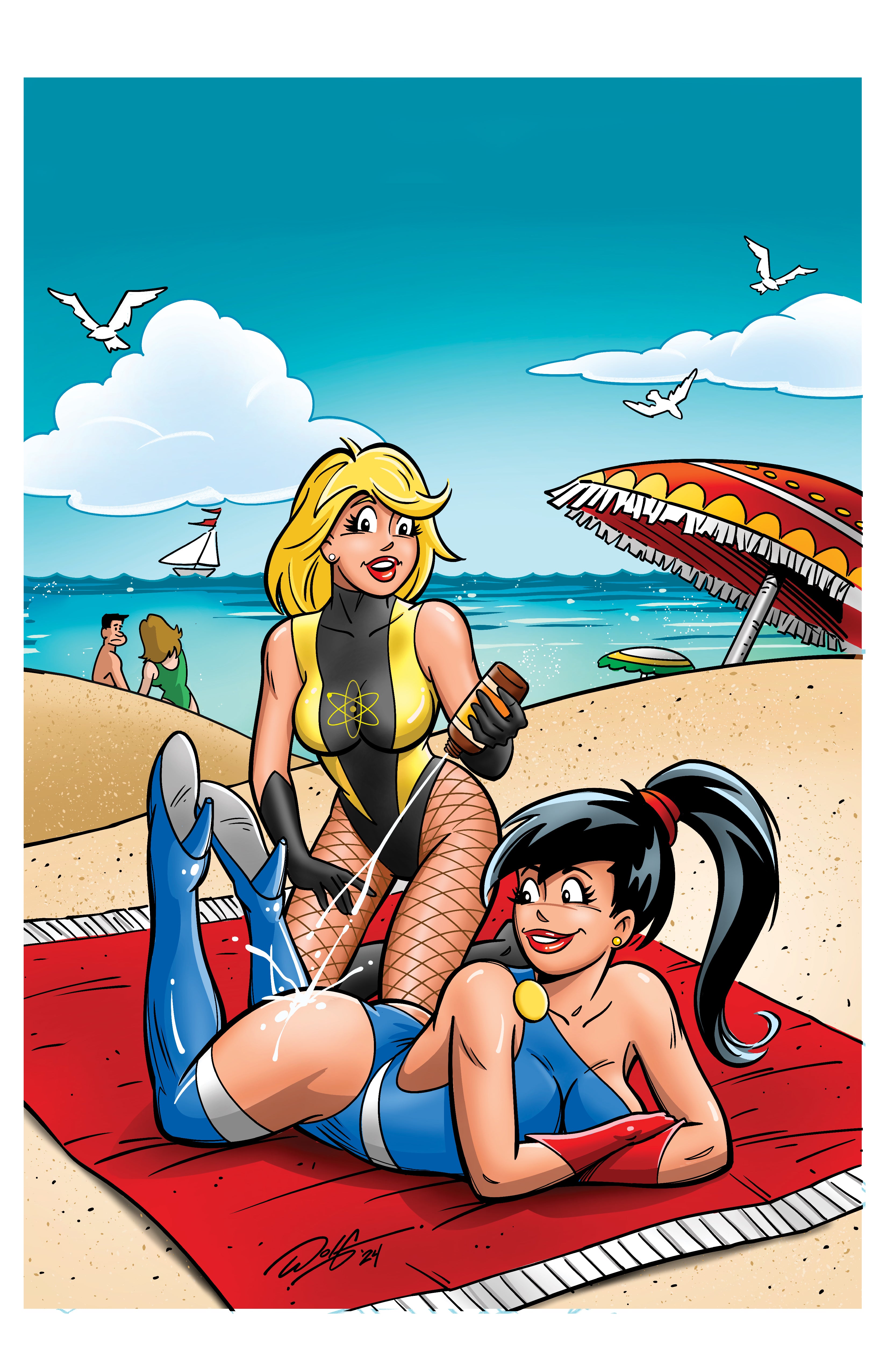 Bombshell and Atomica #2 (Cover F METAL - Chance Wolf)