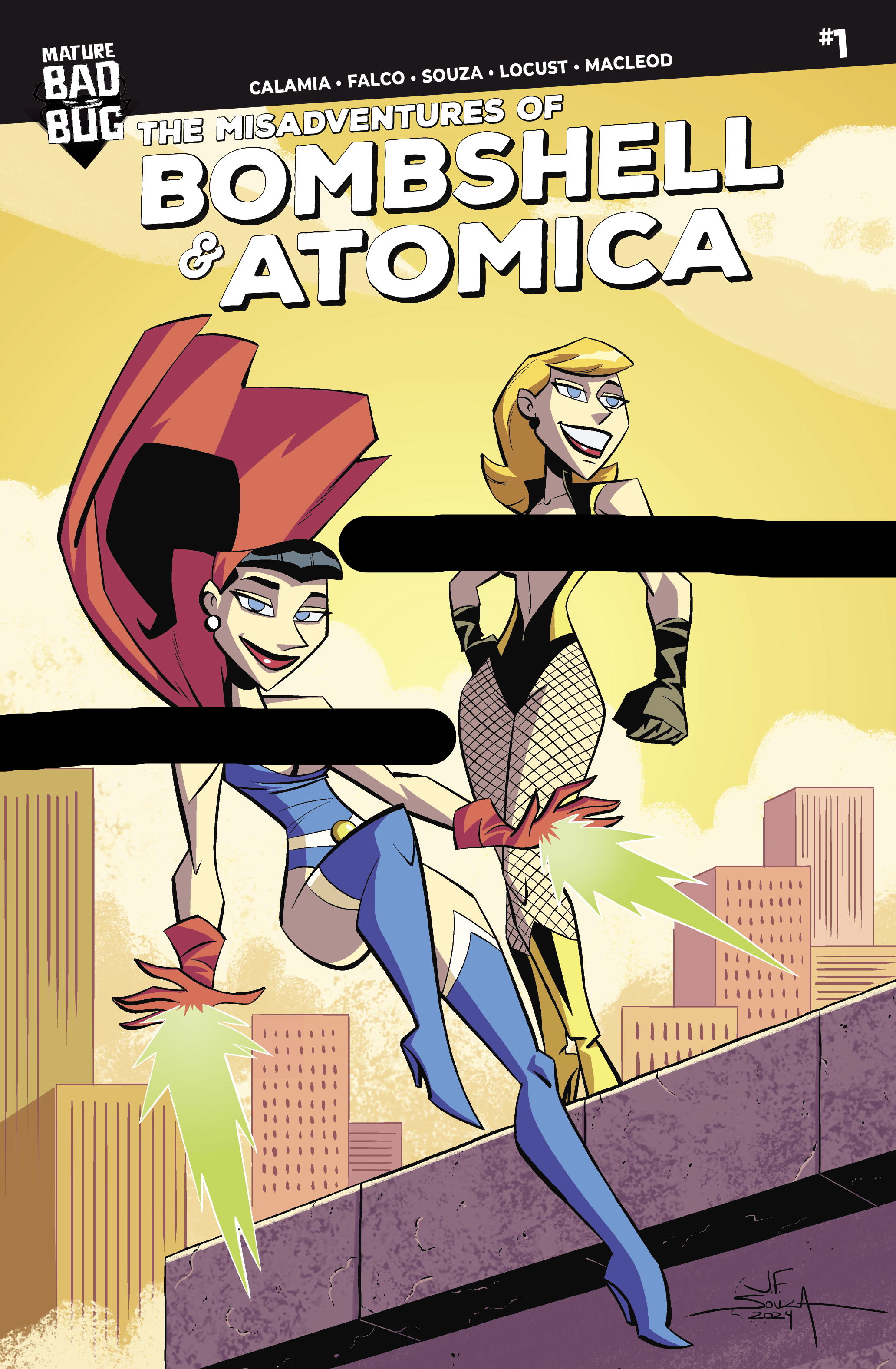 Bombshell and Atomica #1 (Cover A - Joel Souza)