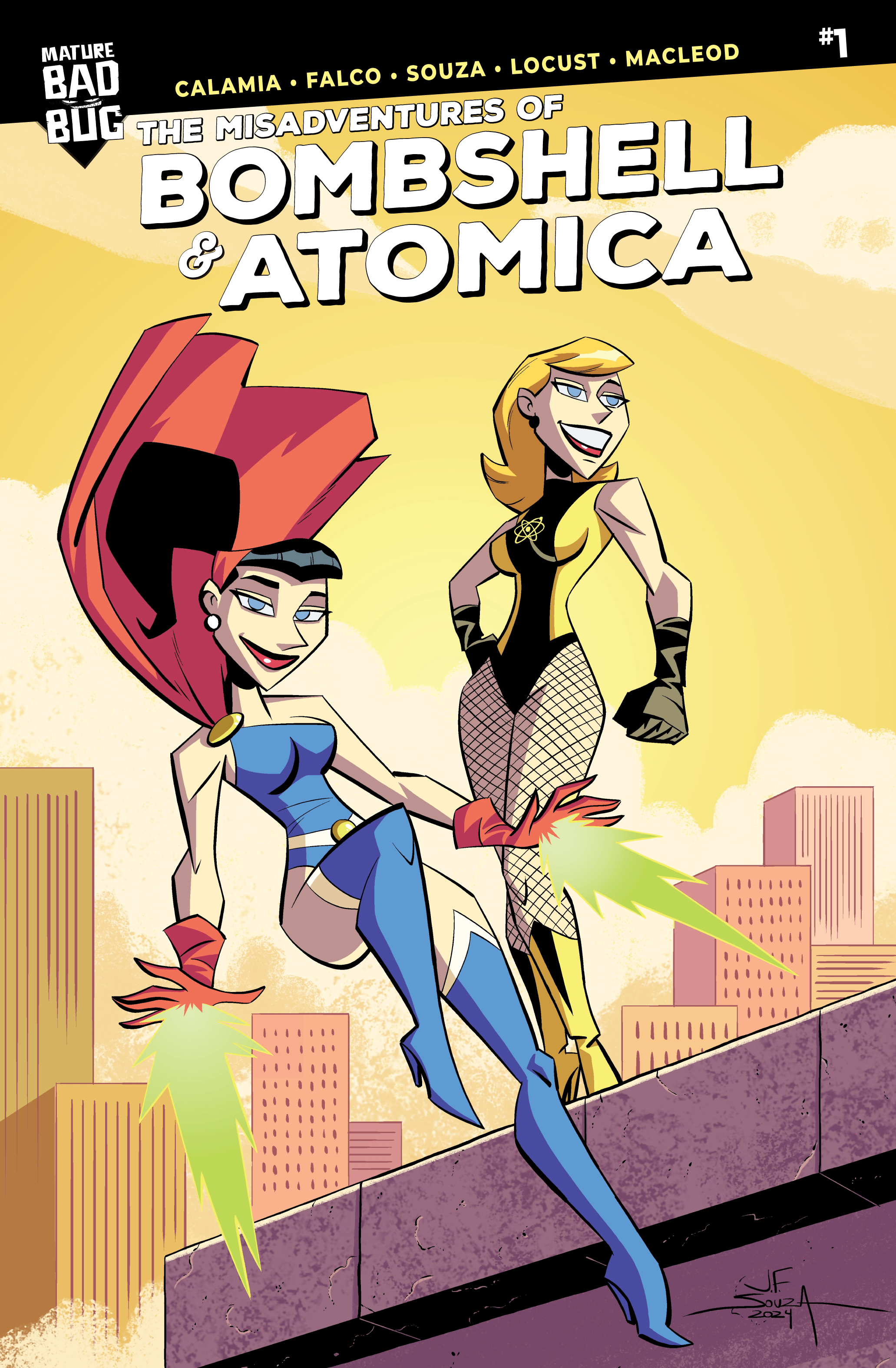 Bombshell and Atomica #1 (Cover A - Joel Souza)
