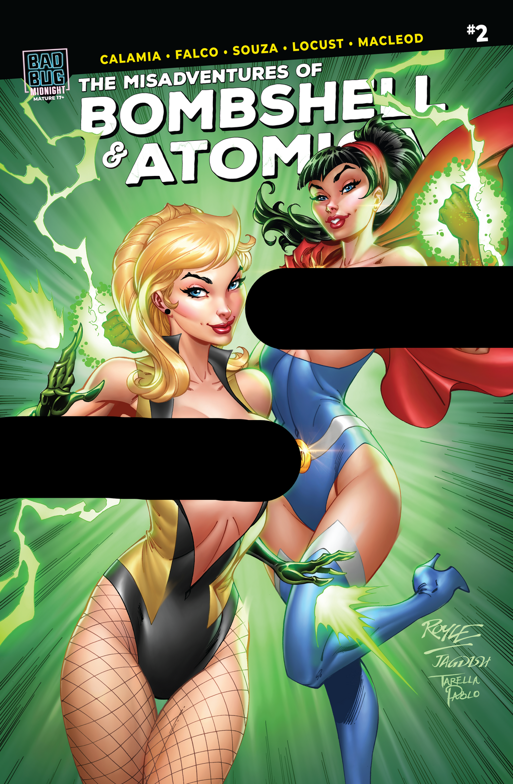 Bombshell and Atomica #2 (Cover B Hot - John Royle)