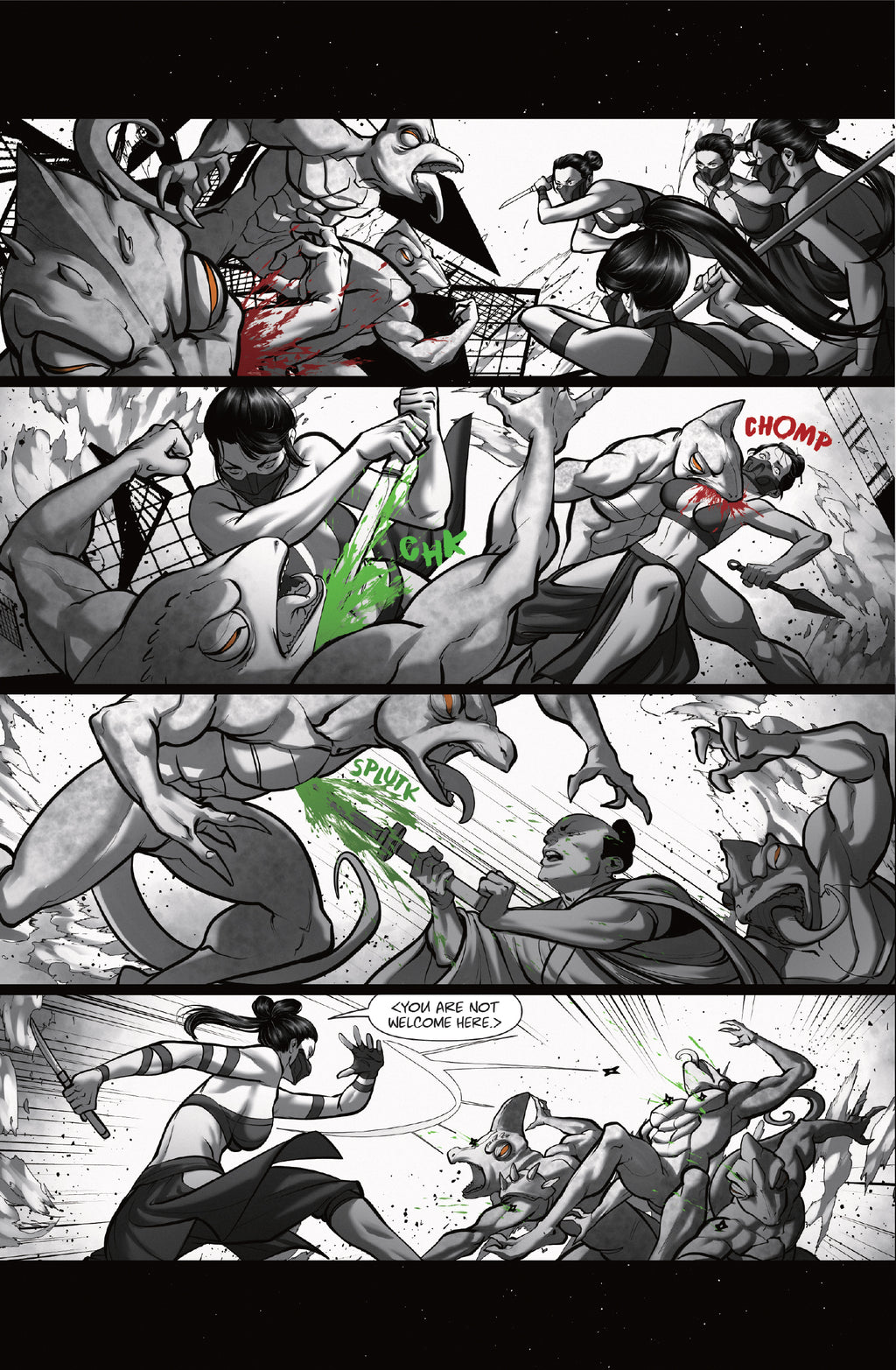 Lady of the Black Fan #1 (Cover C Hot - Dravacus)