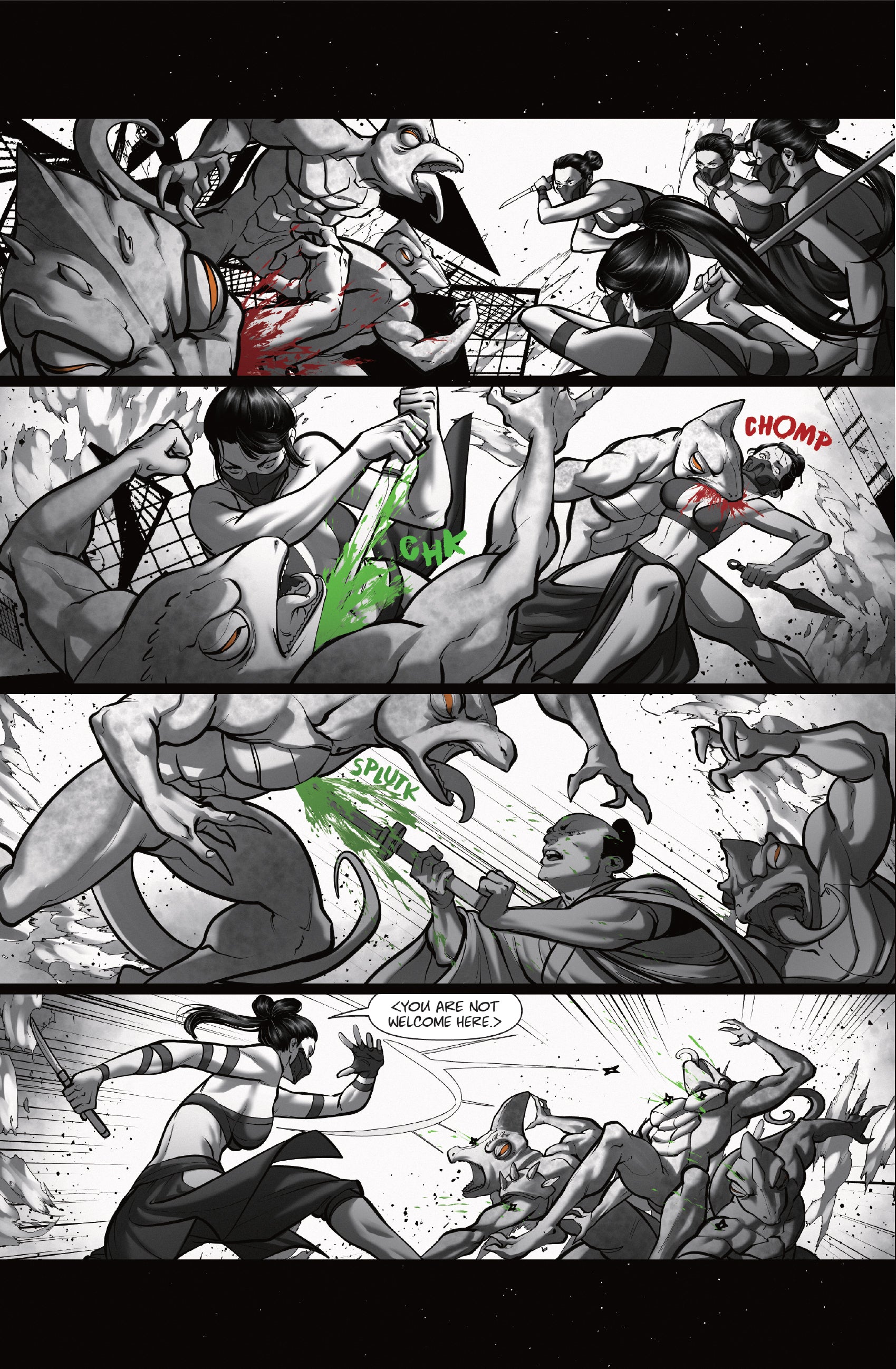 Lady of the Black Fan #1 (Cover B Hot - Yum!)