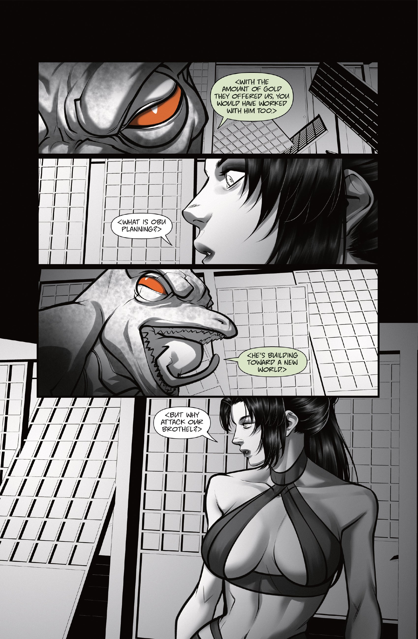 Lady of the Black Fan #1 (Cover B Hot - Yum!)