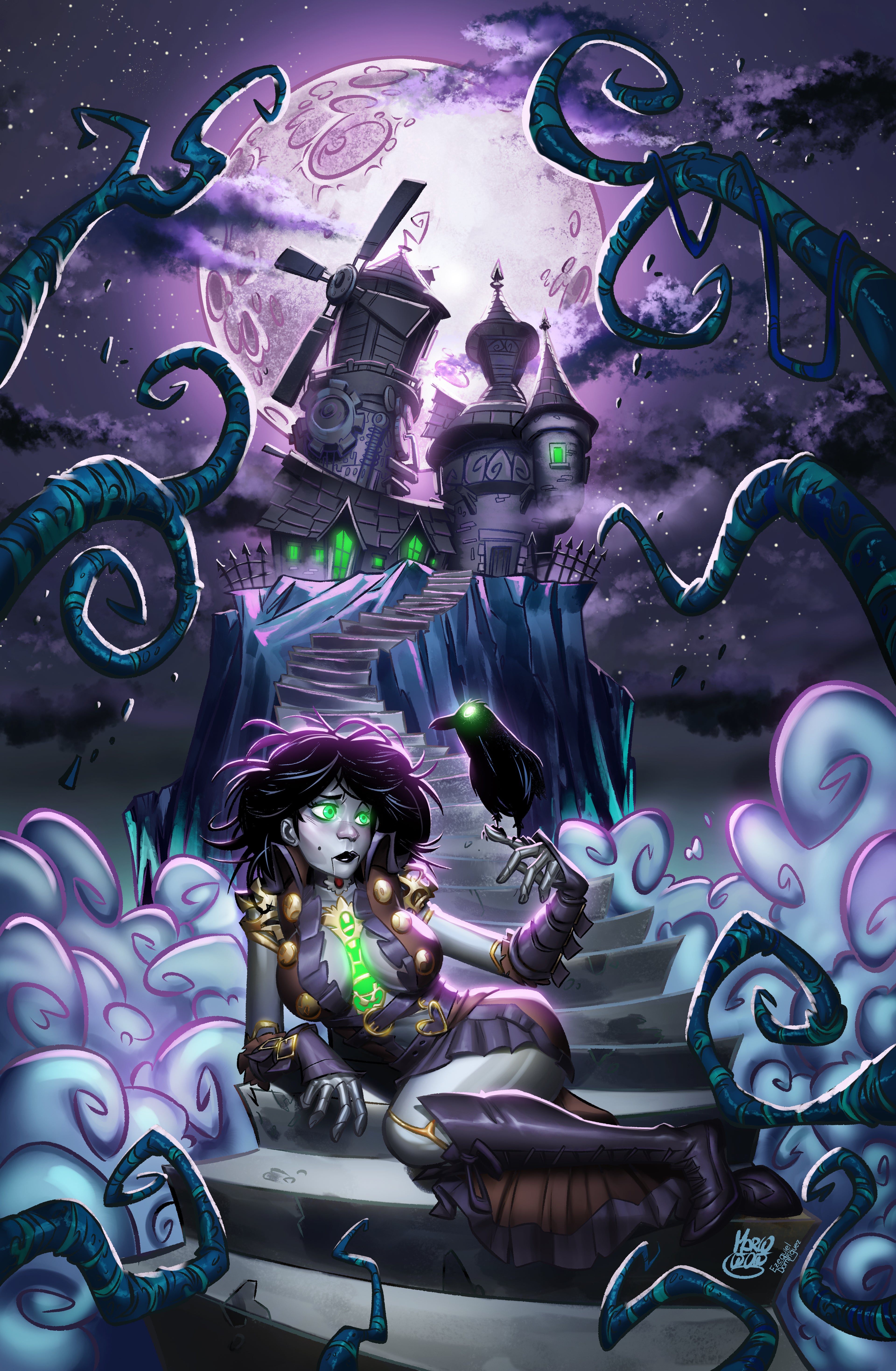 Charlotte and the Clockwork Heart #1 11x17 Collection