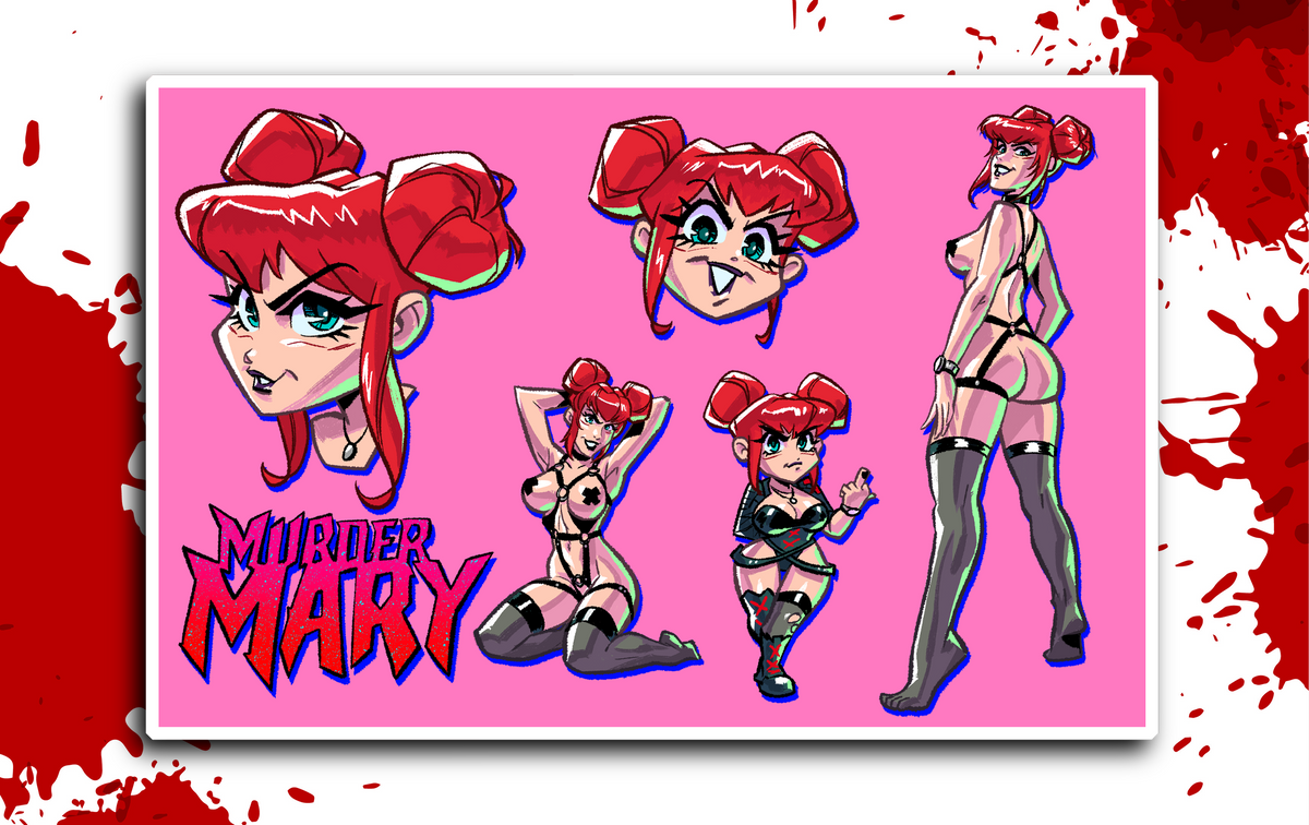 Murder Mary Sticker Sheet