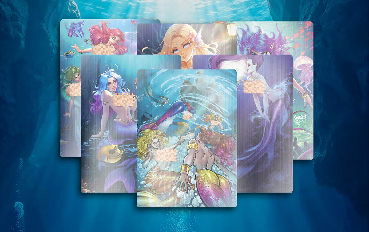 Motherfuckin' Mermaids (Metal Trading Card Sets)