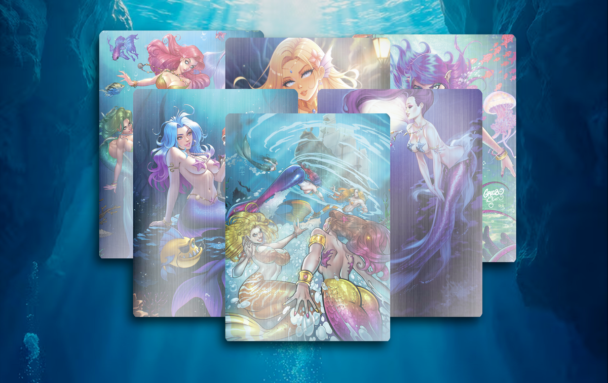 Motherfuckin' Mermaids (Metal Trading Card Sets)