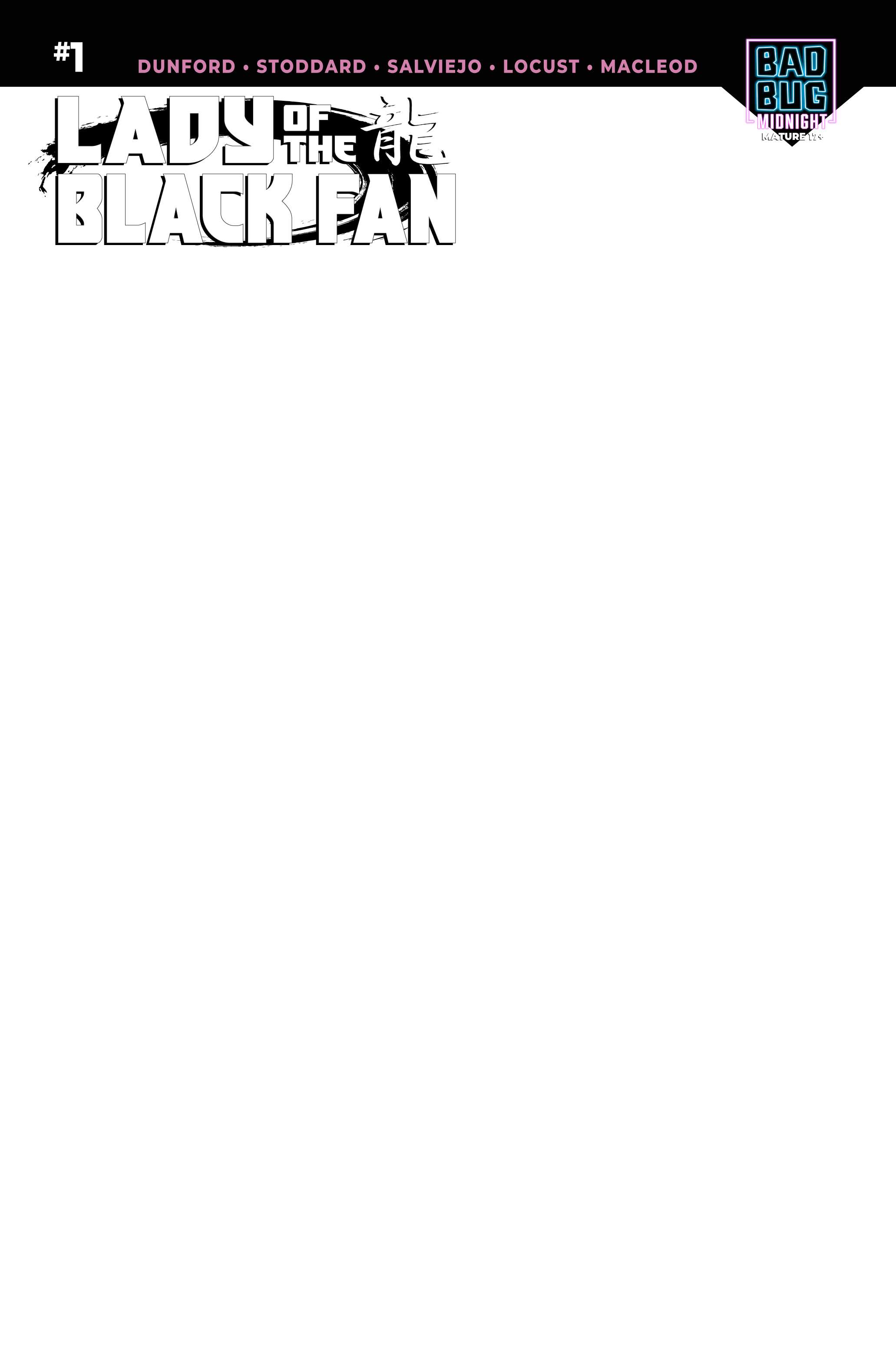 Lady of the Black Fan #1 (Sketch Cover)