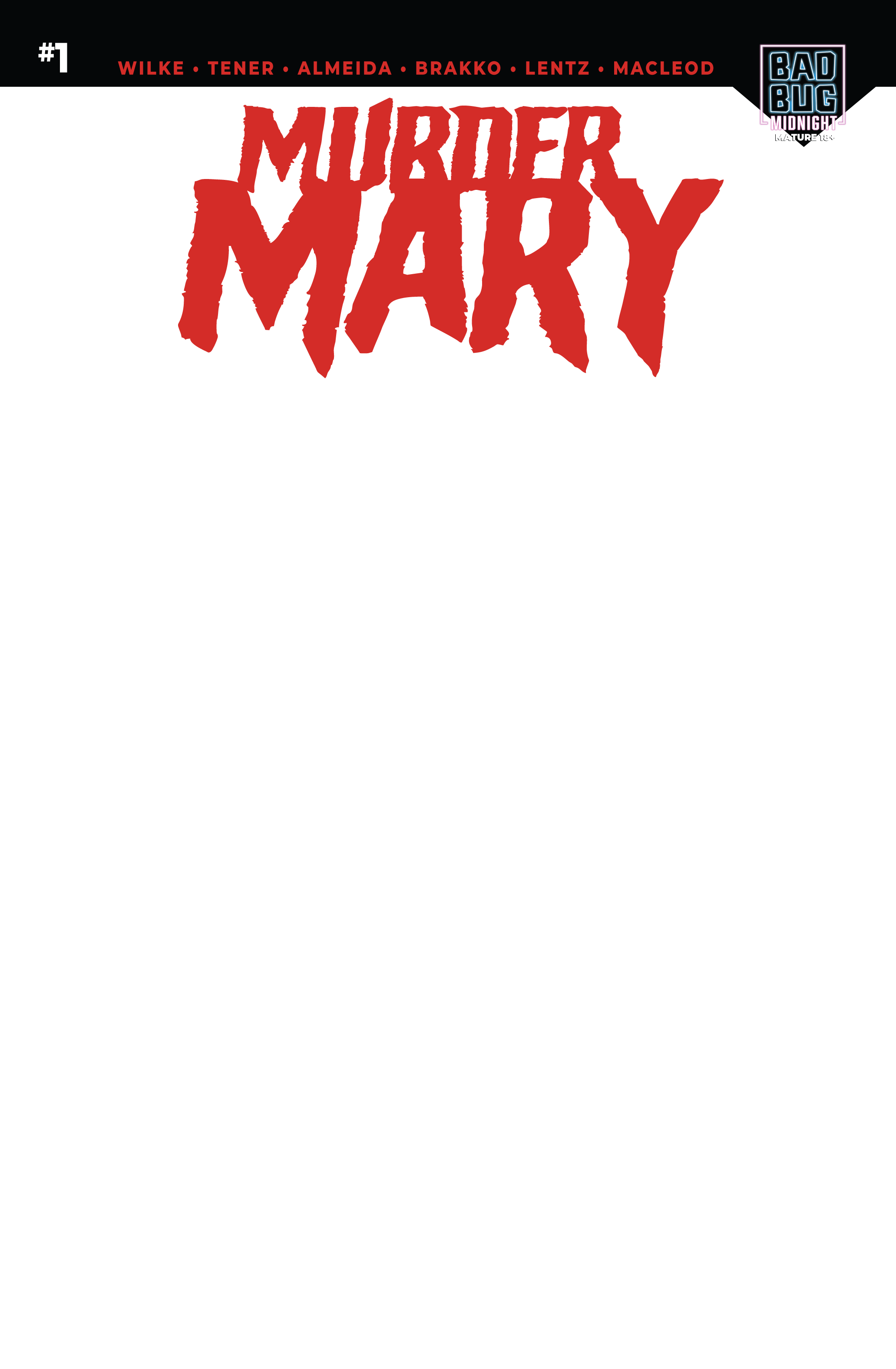 Murder Mary #1 (Sketch Cover)