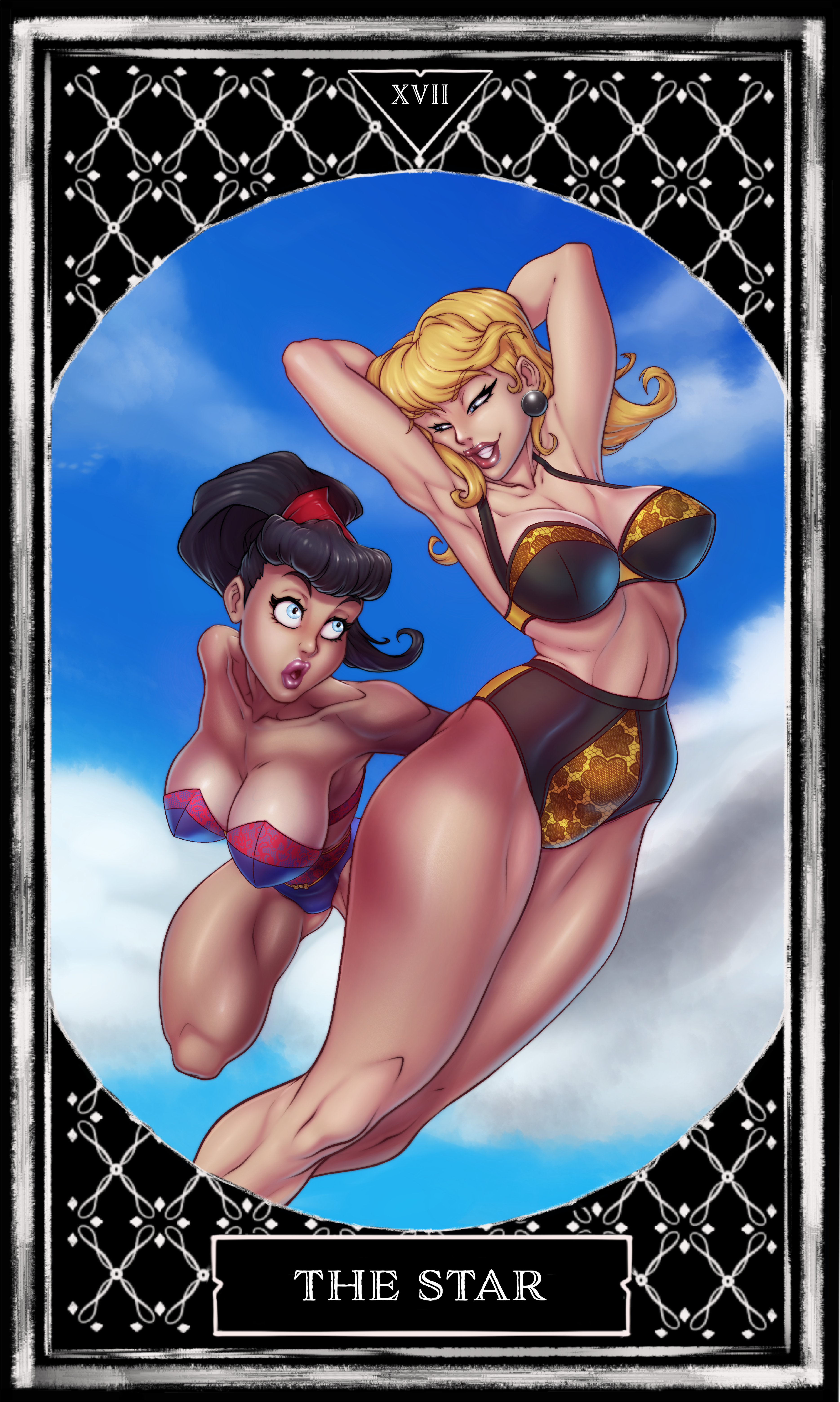 Bombshell and Atomica Tarot Cards