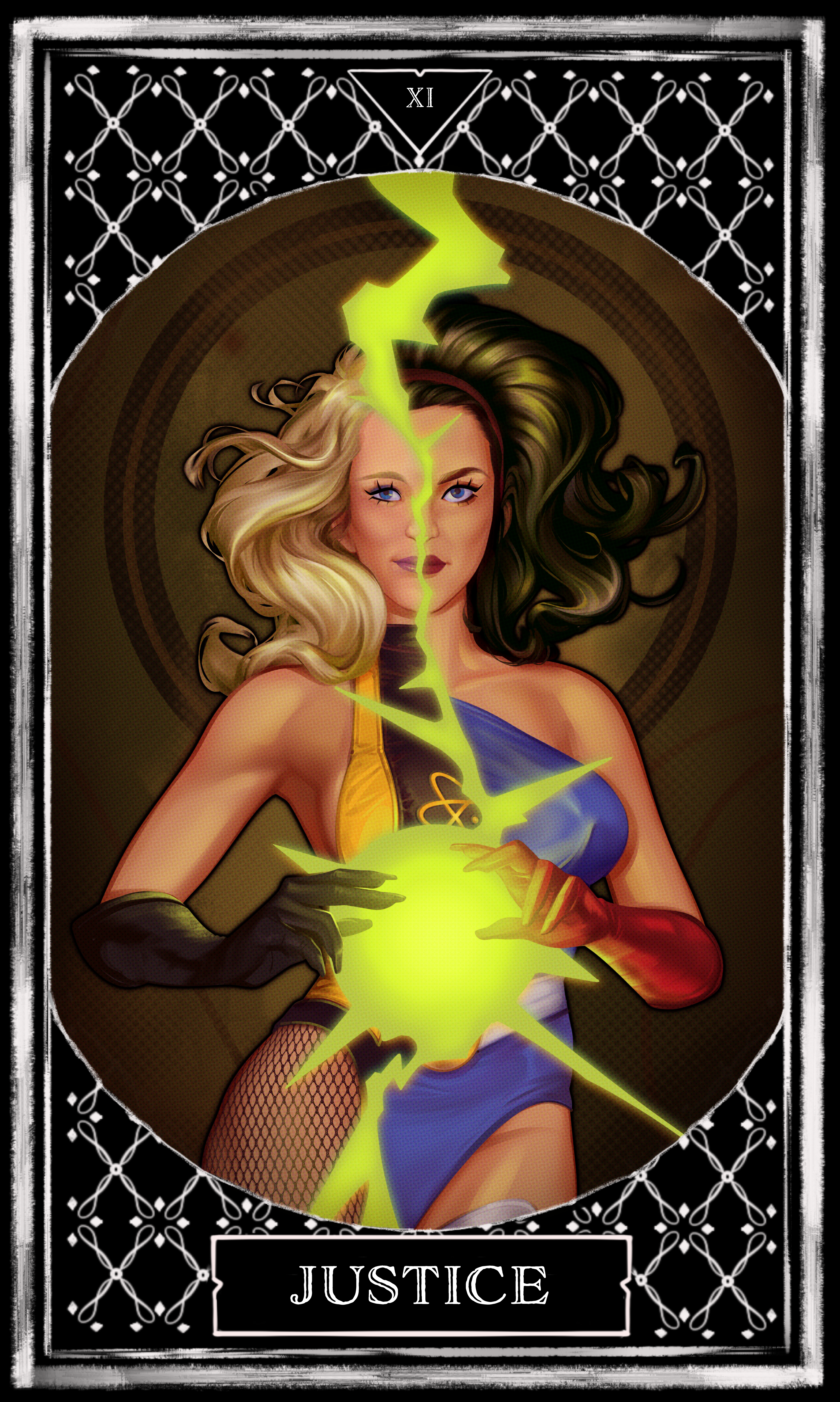 Bombshell and Atomica Tarot Cards