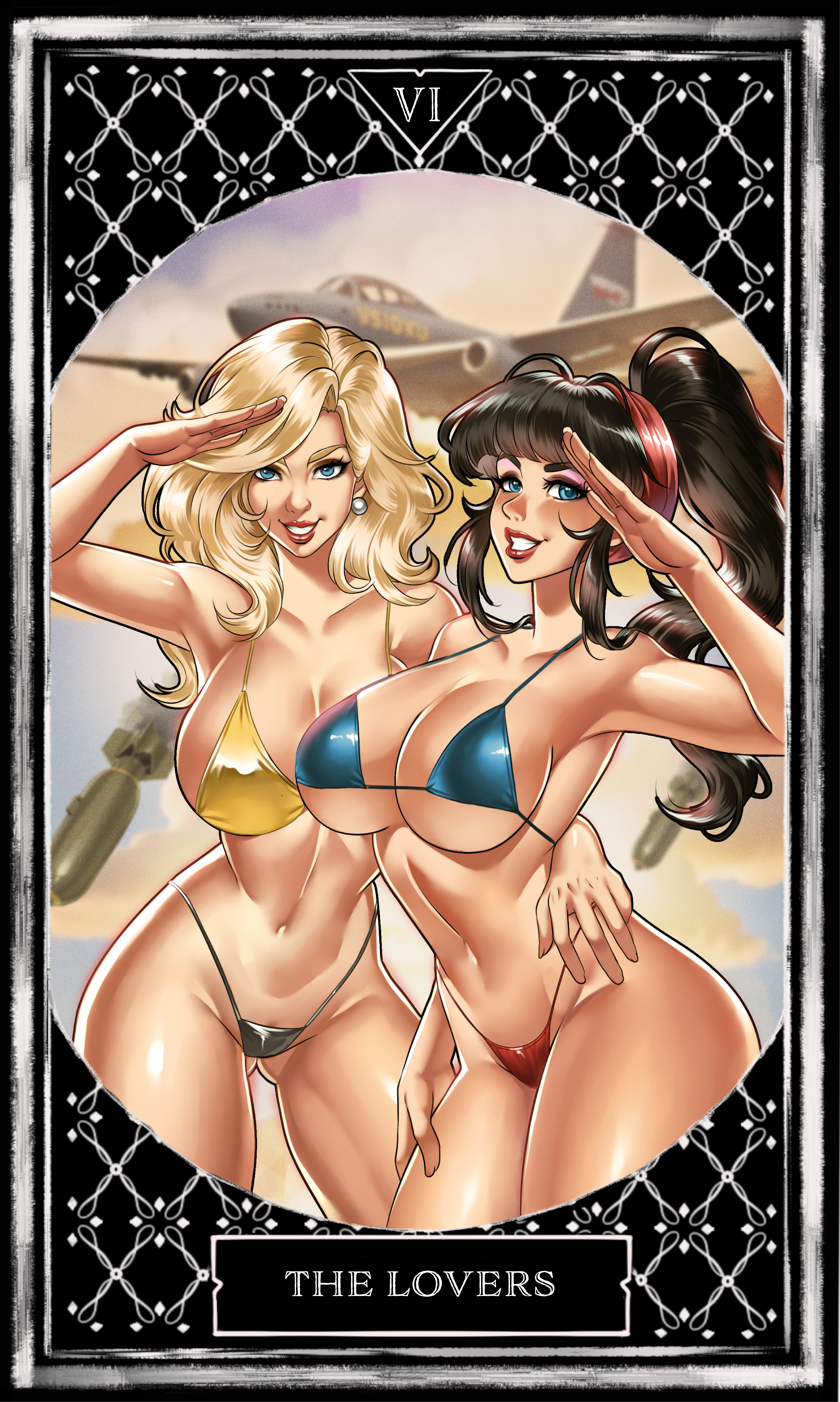 Bombshell and Atomica Tarot Cards