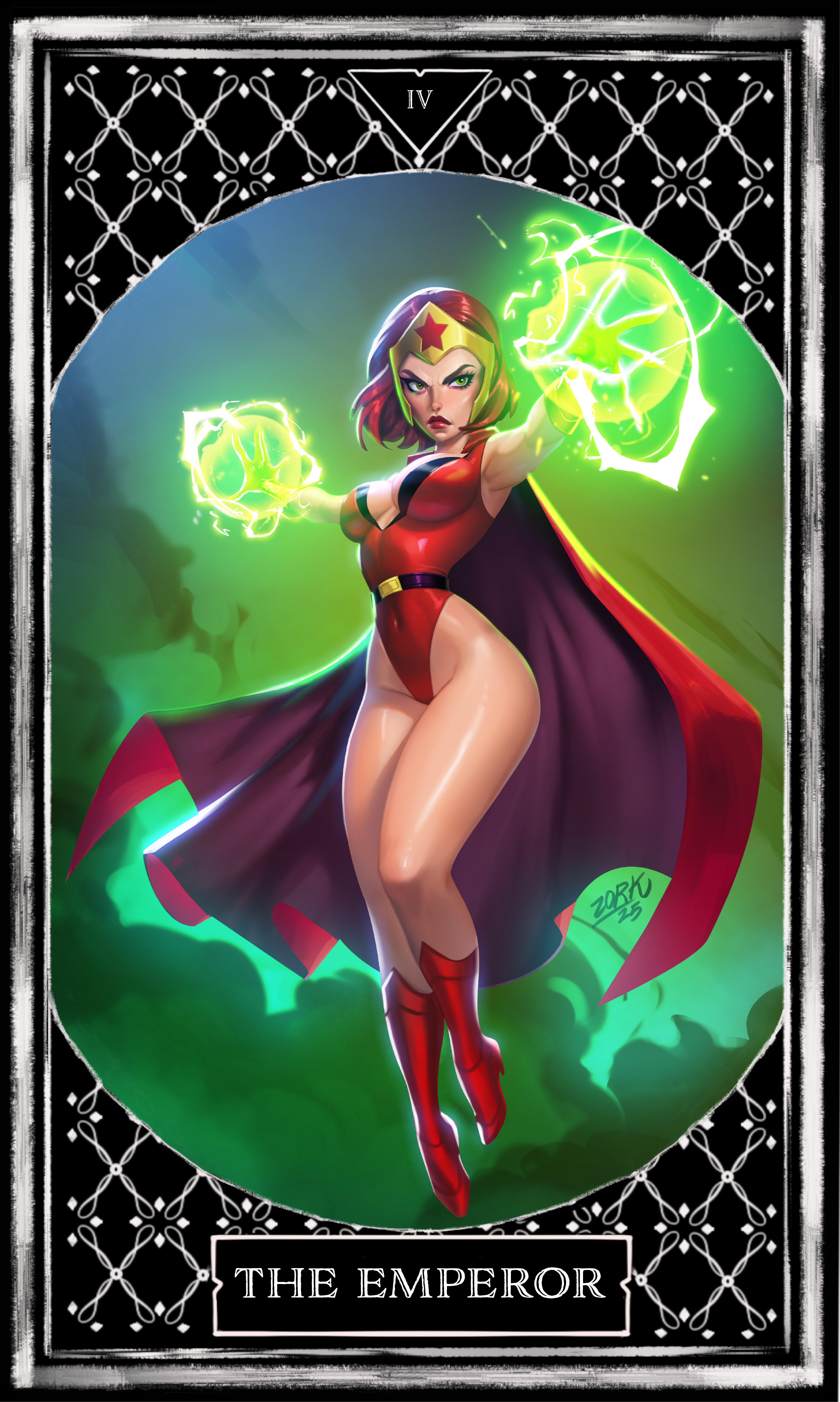 Bombshell and Atomica Tarot Cards