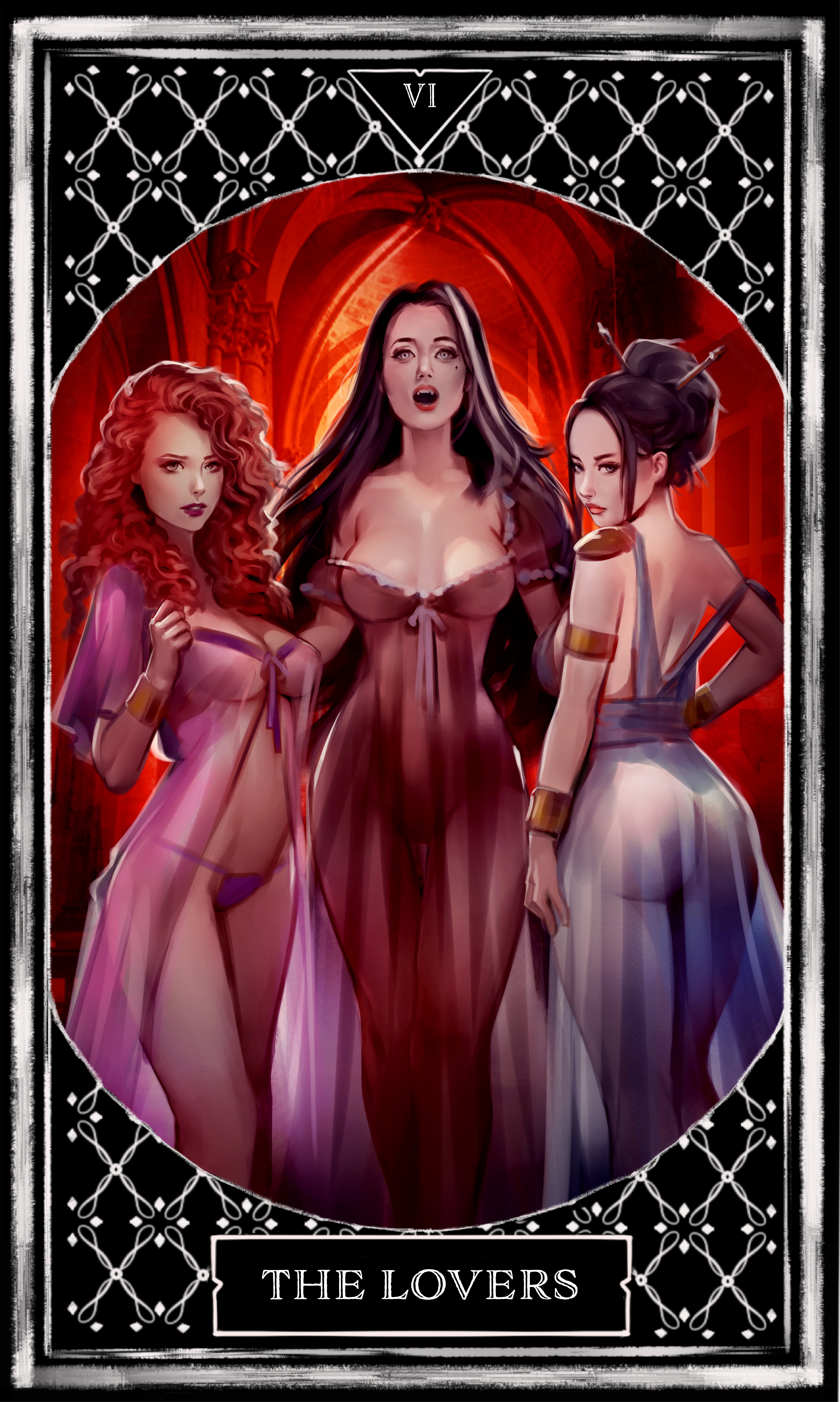 Brides of Dracula Tarot Cards