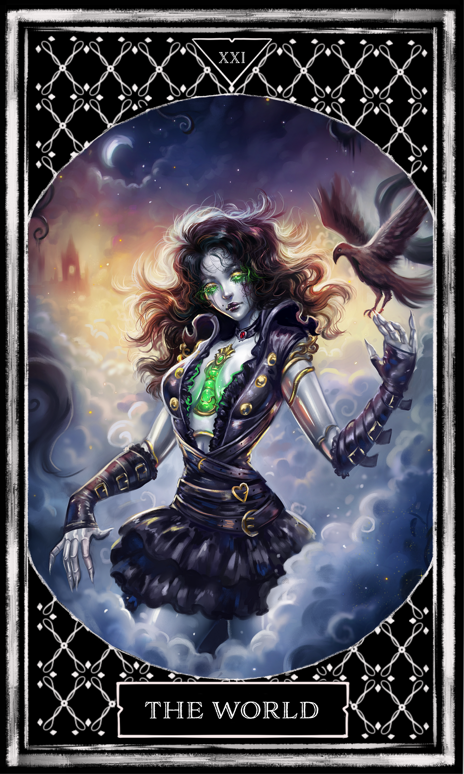 Charlotte and the Clockwork Heart Tarot Cards